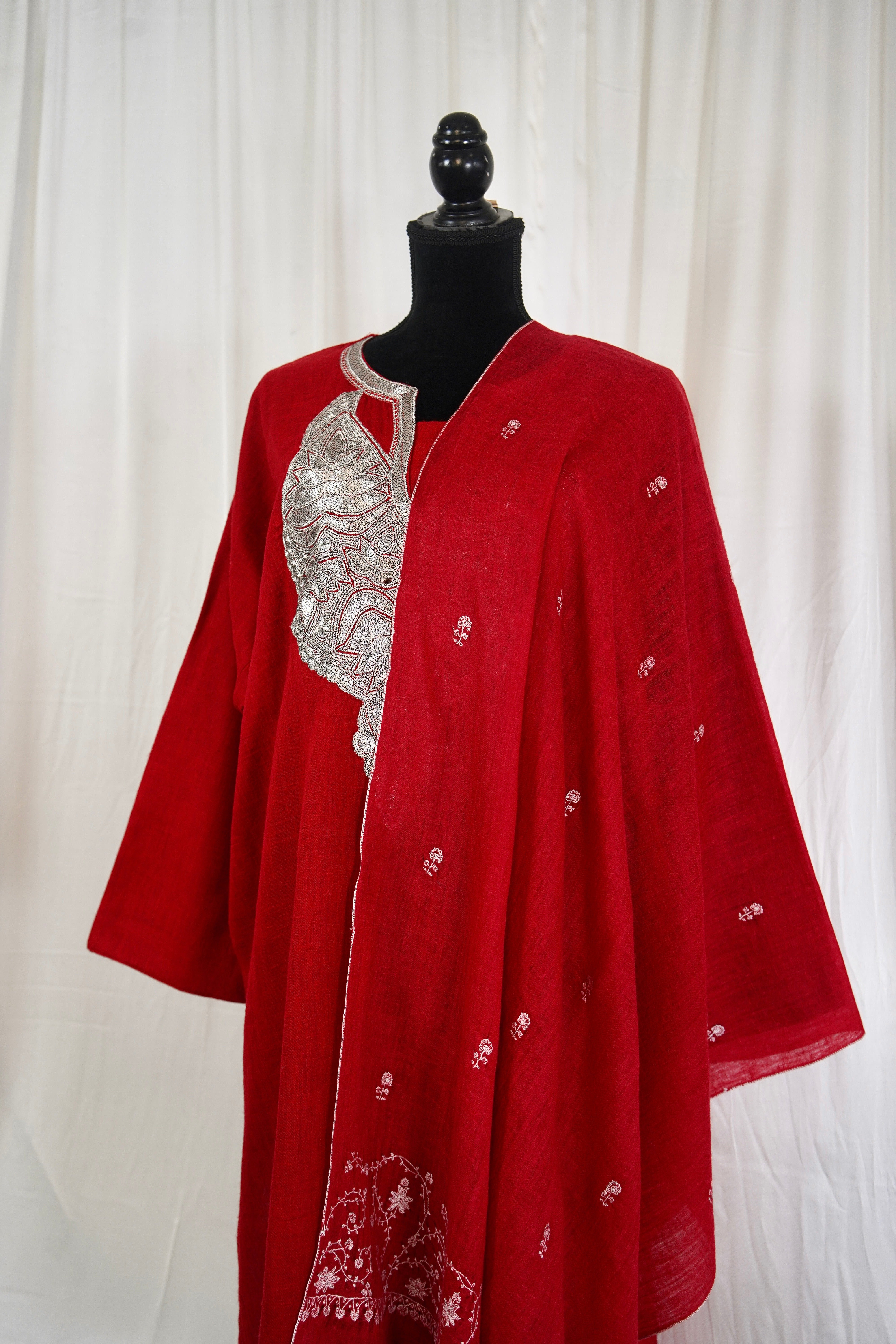 Purepashmina blend pheran set pwb485