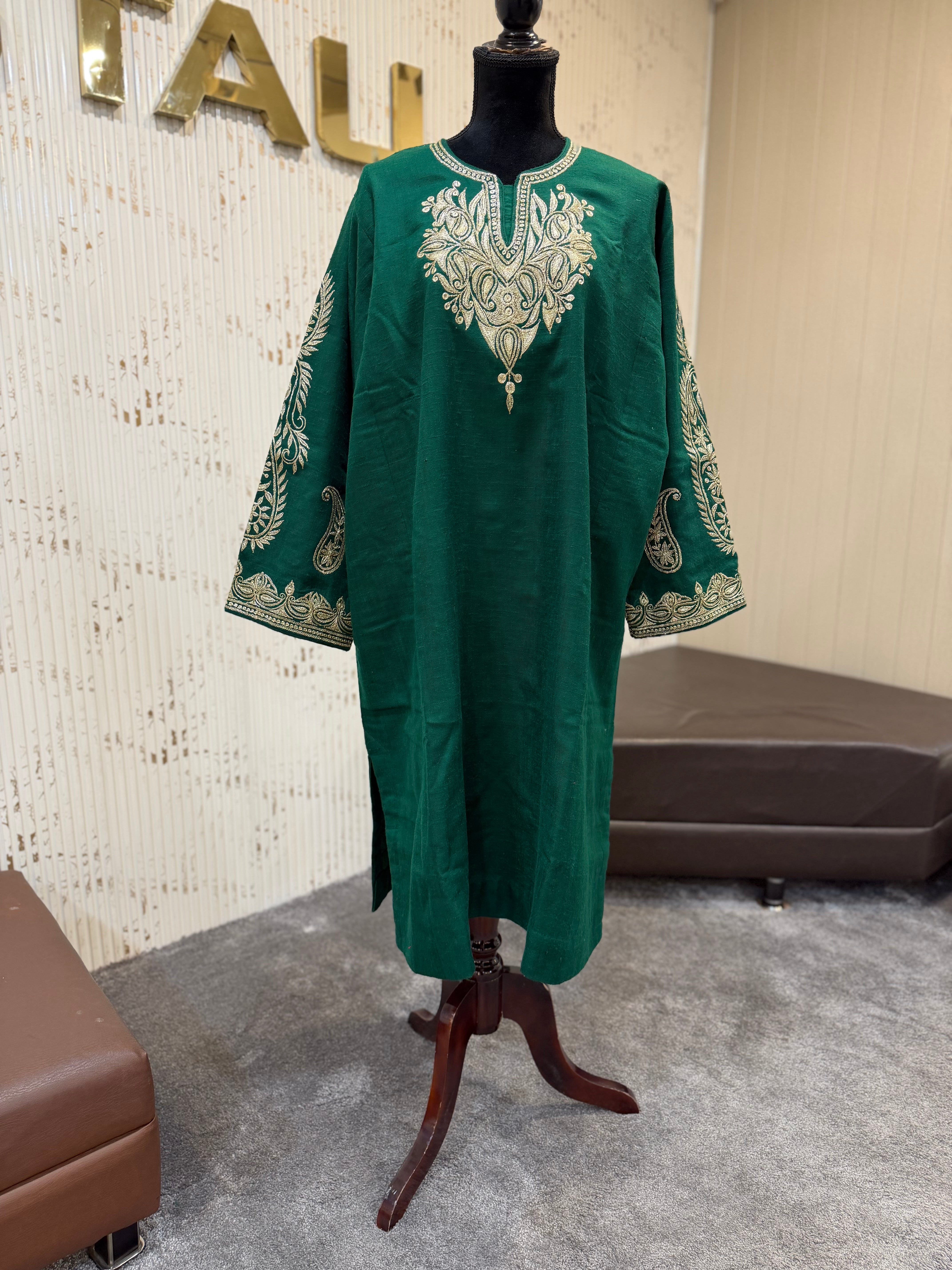 Purepashmina blend pheran pwb581