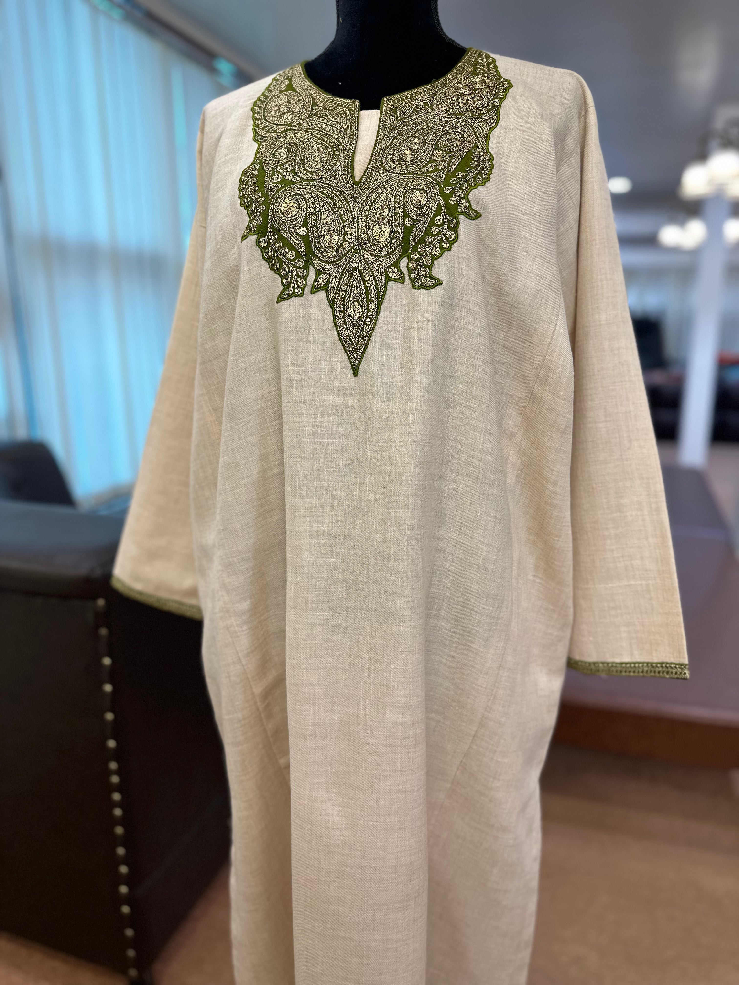 Handtilla purepashmina blend pheran pwb281