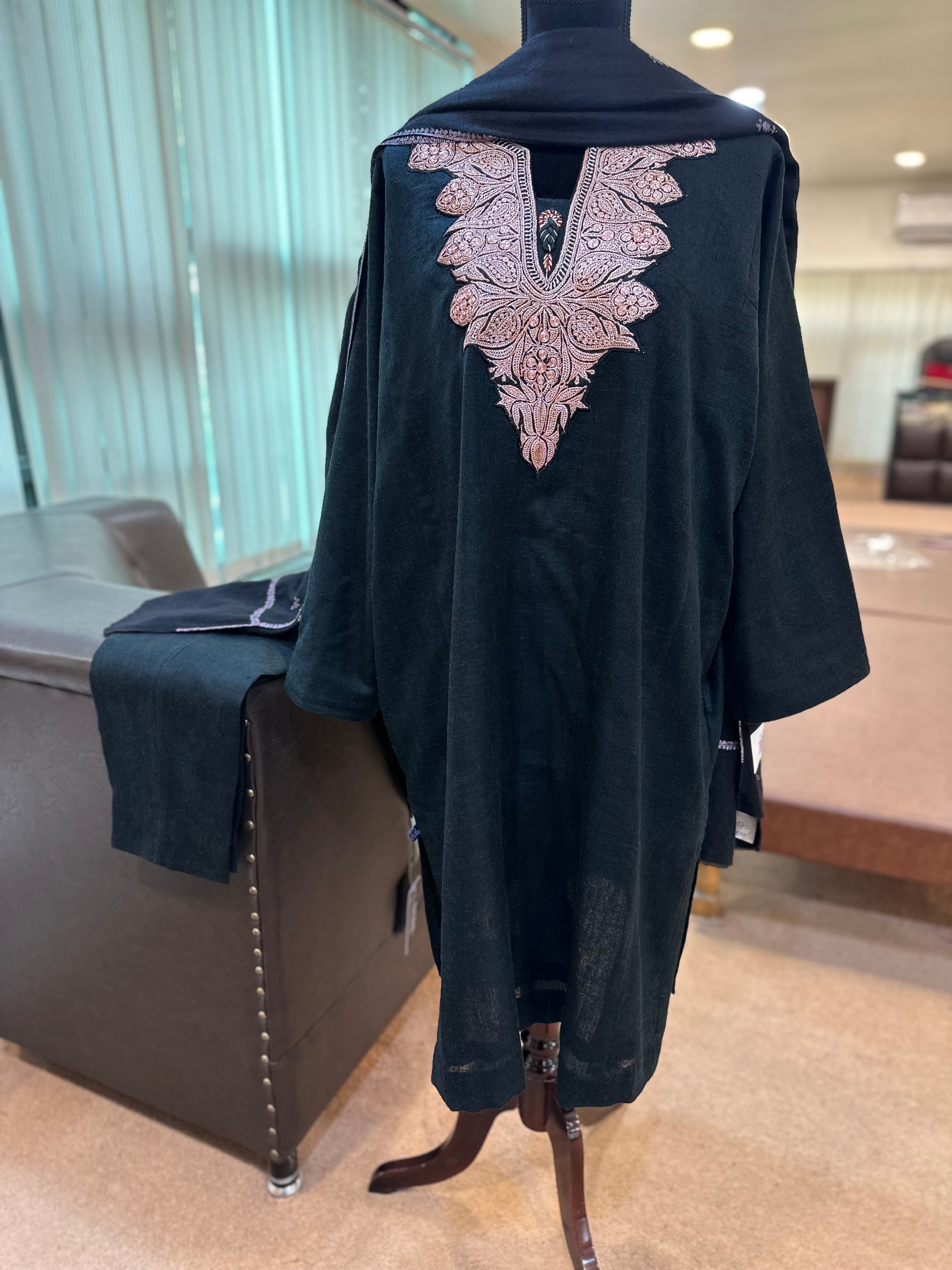 Purepashmina blend 2 piece pheran set pwb489