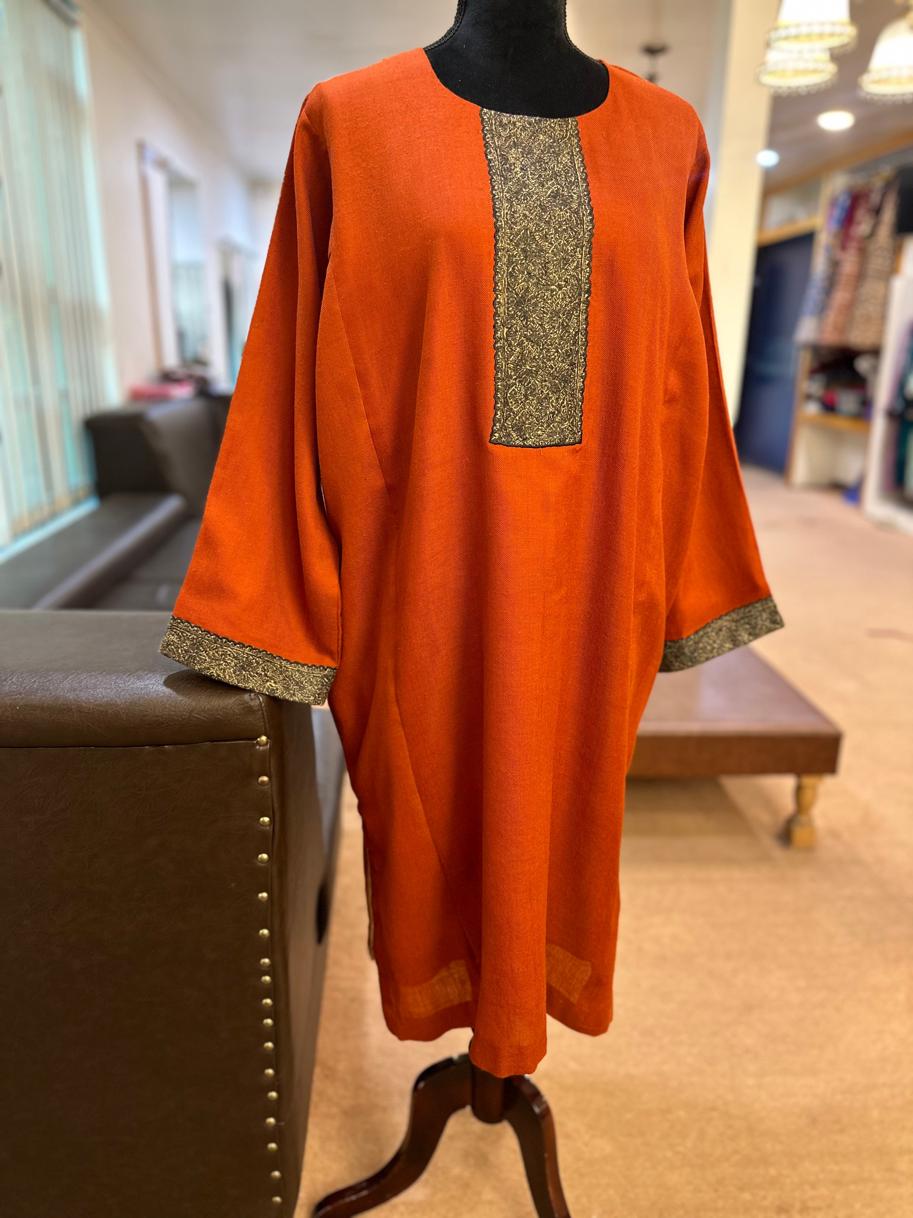 Purepashmina blend pheran pwb336