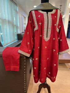 Purepashmina blend kurta set pwb340
