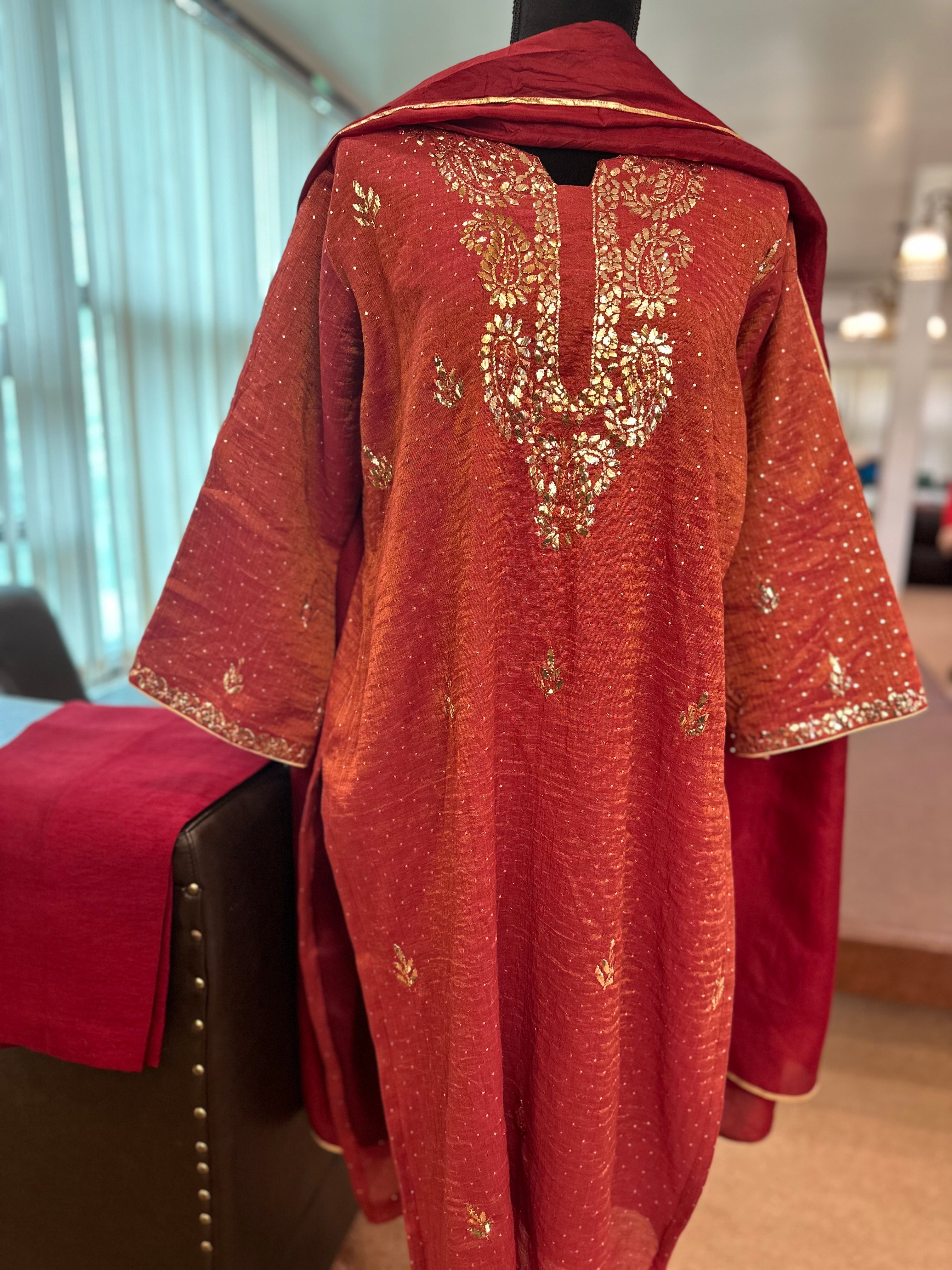 Handwork kurta set Pbks795