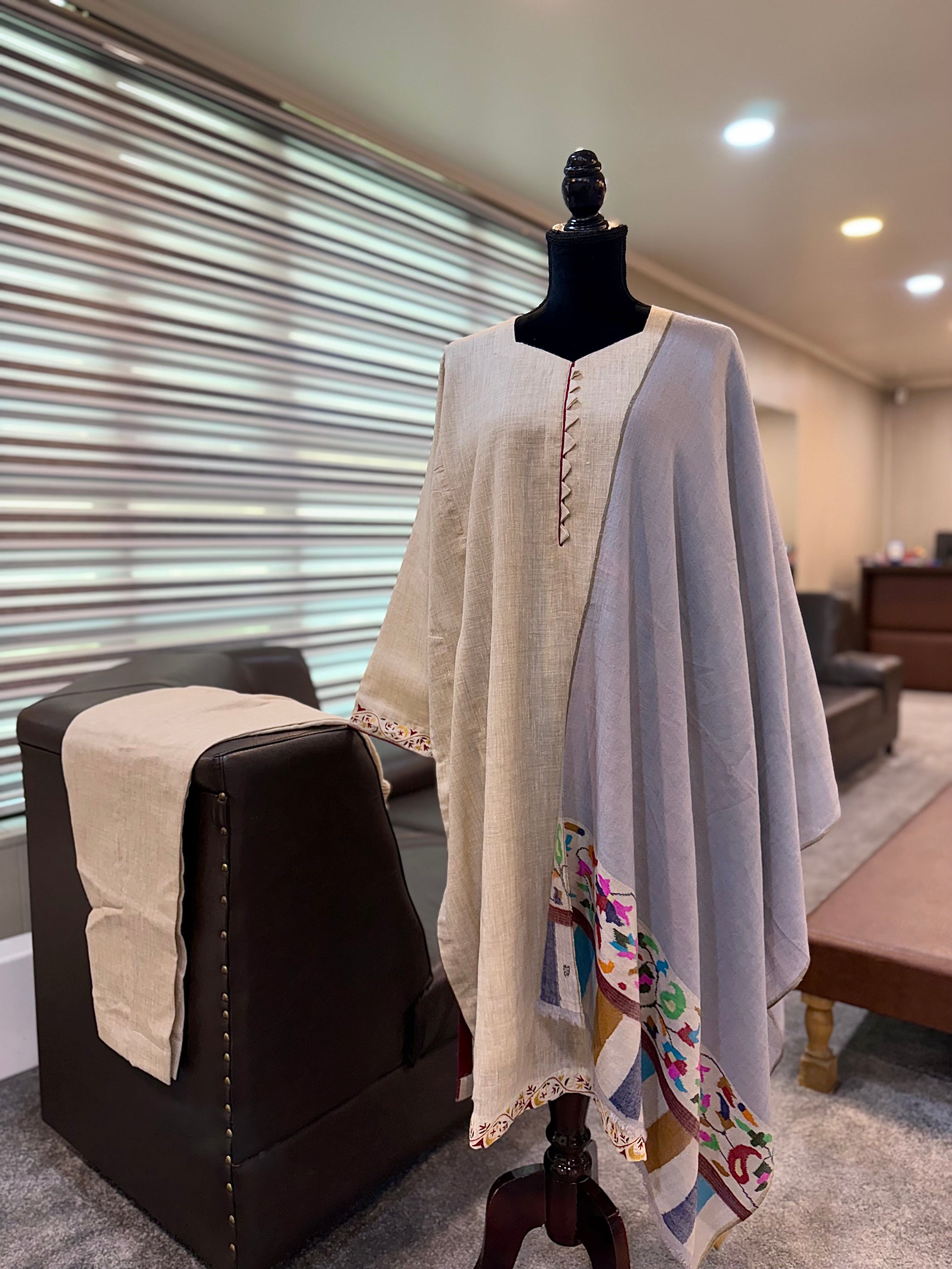 Pure pashmina blend 2pc set pwb552