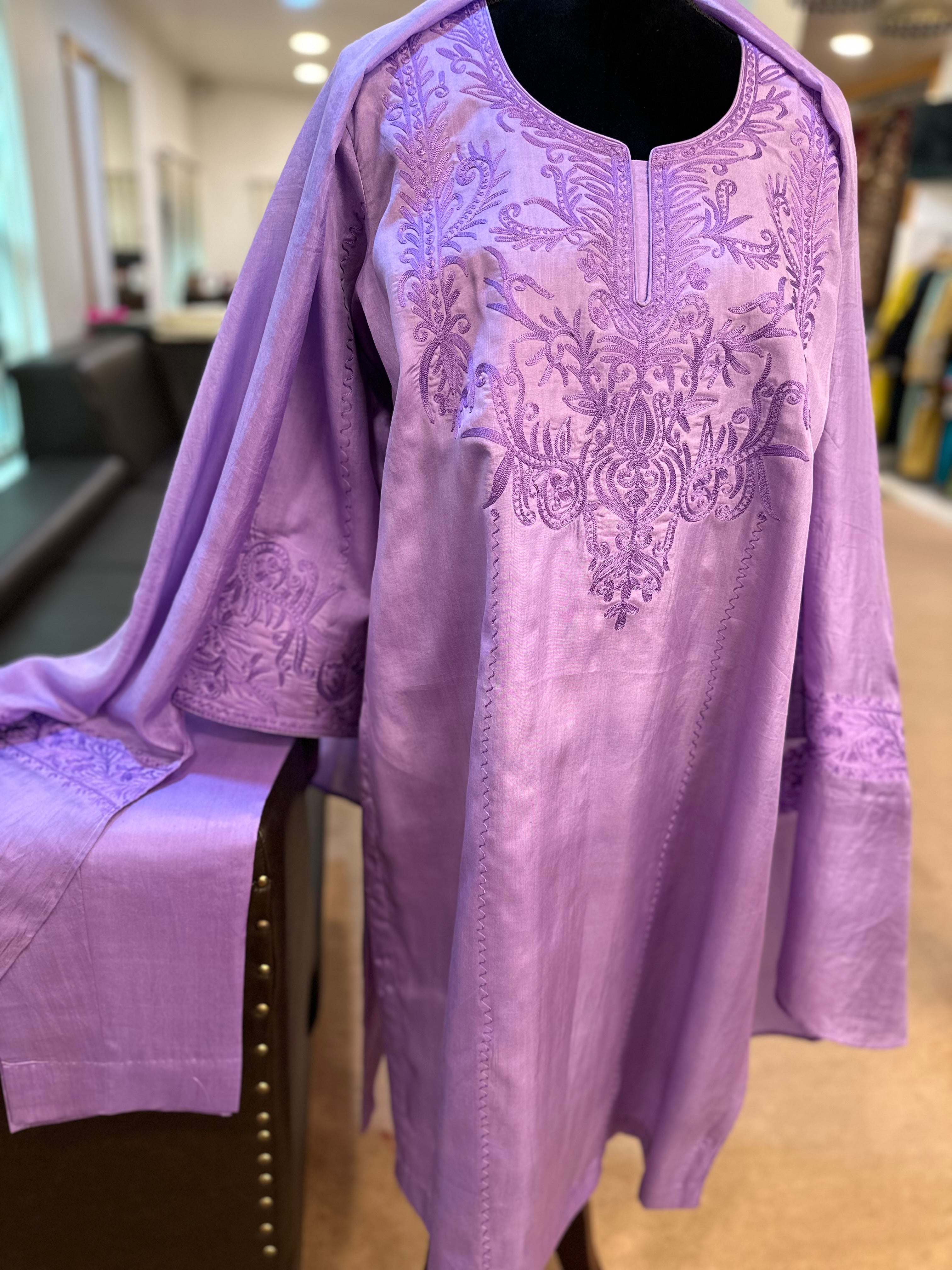 Puresilk 3 piece kurta set pbks112