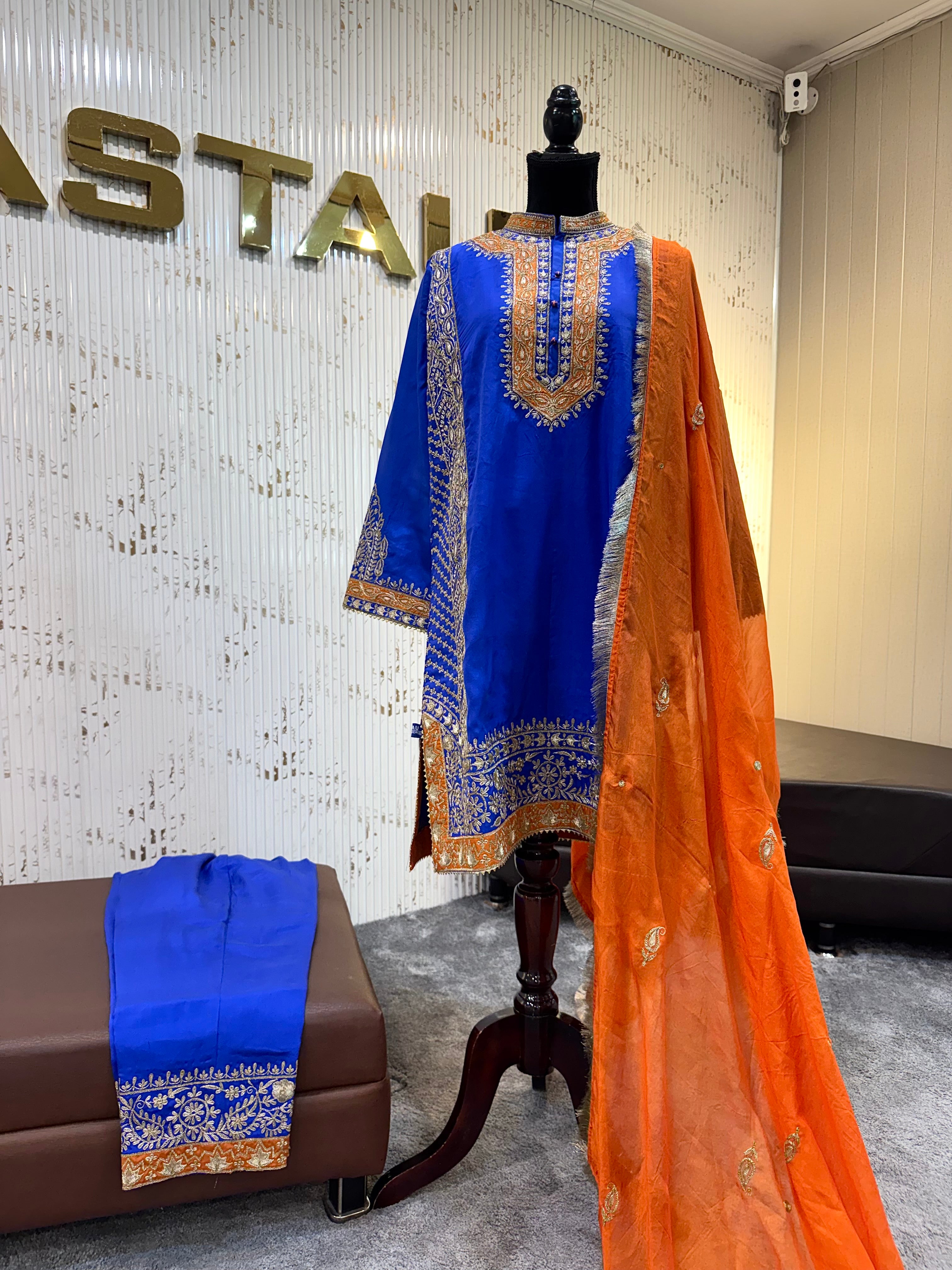 Puresilk 3 pc kurta set mtks869