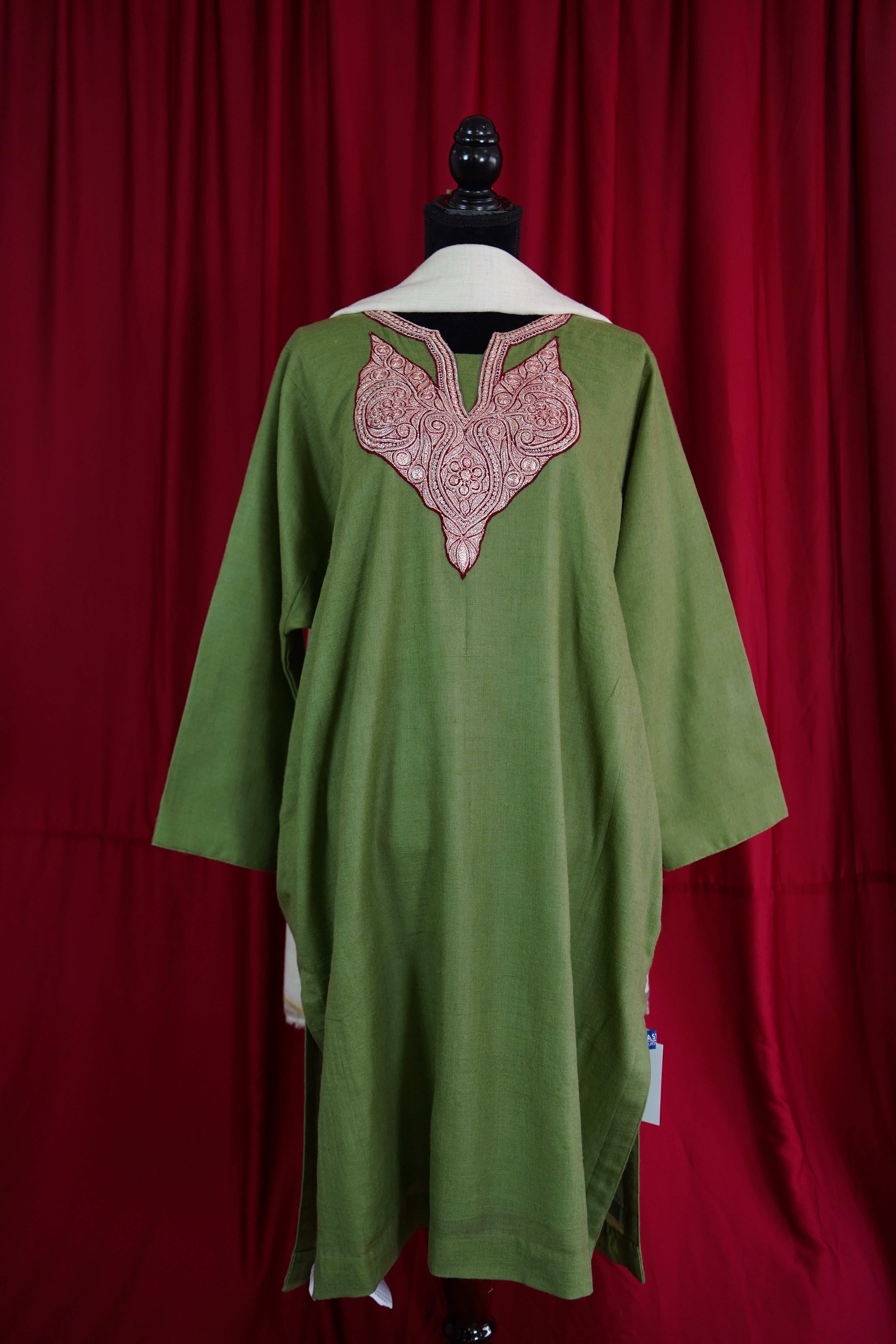 Purepashmina blend pheran set pwb478