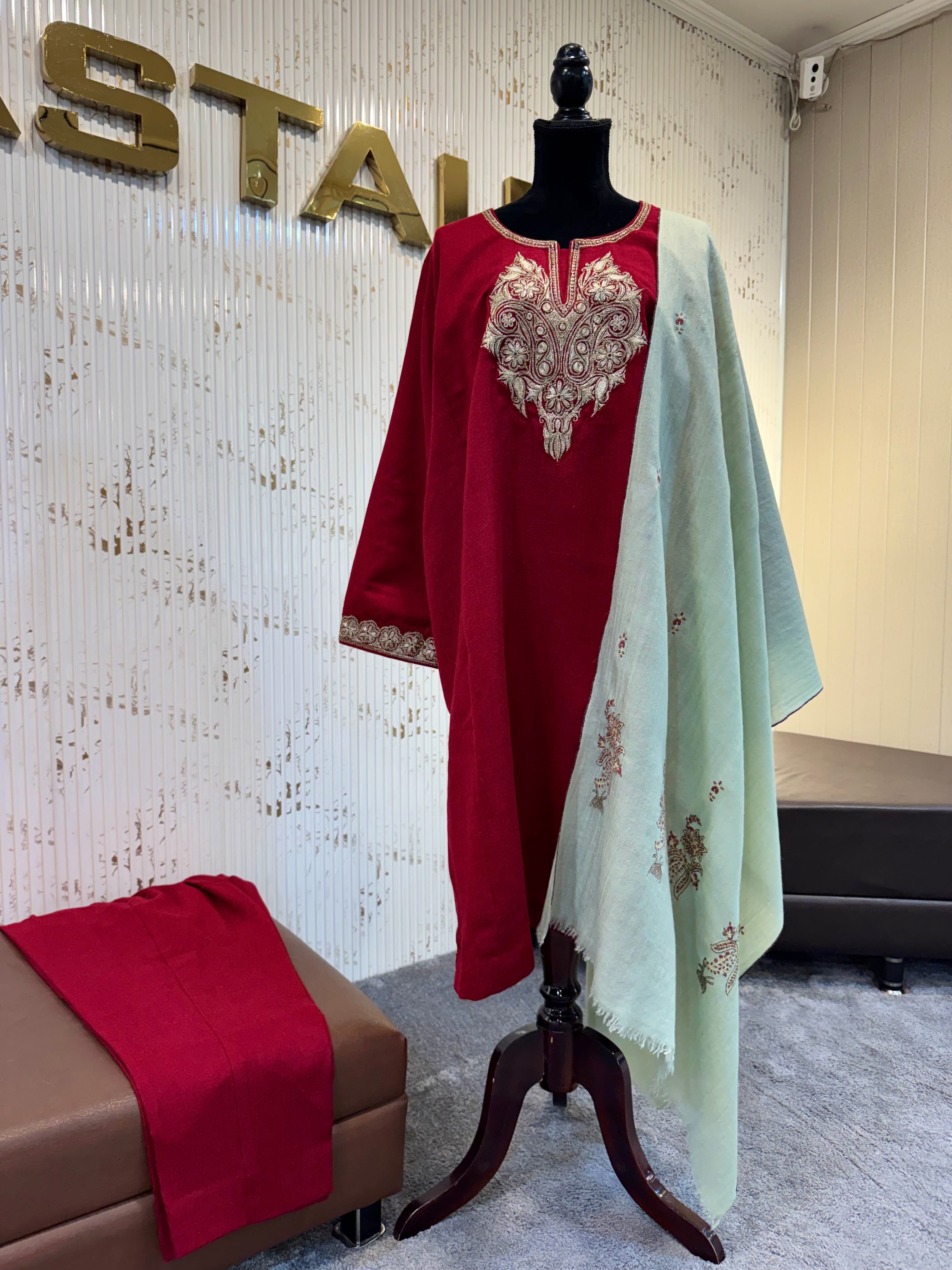Purepashmina blend 2 pc pwb627