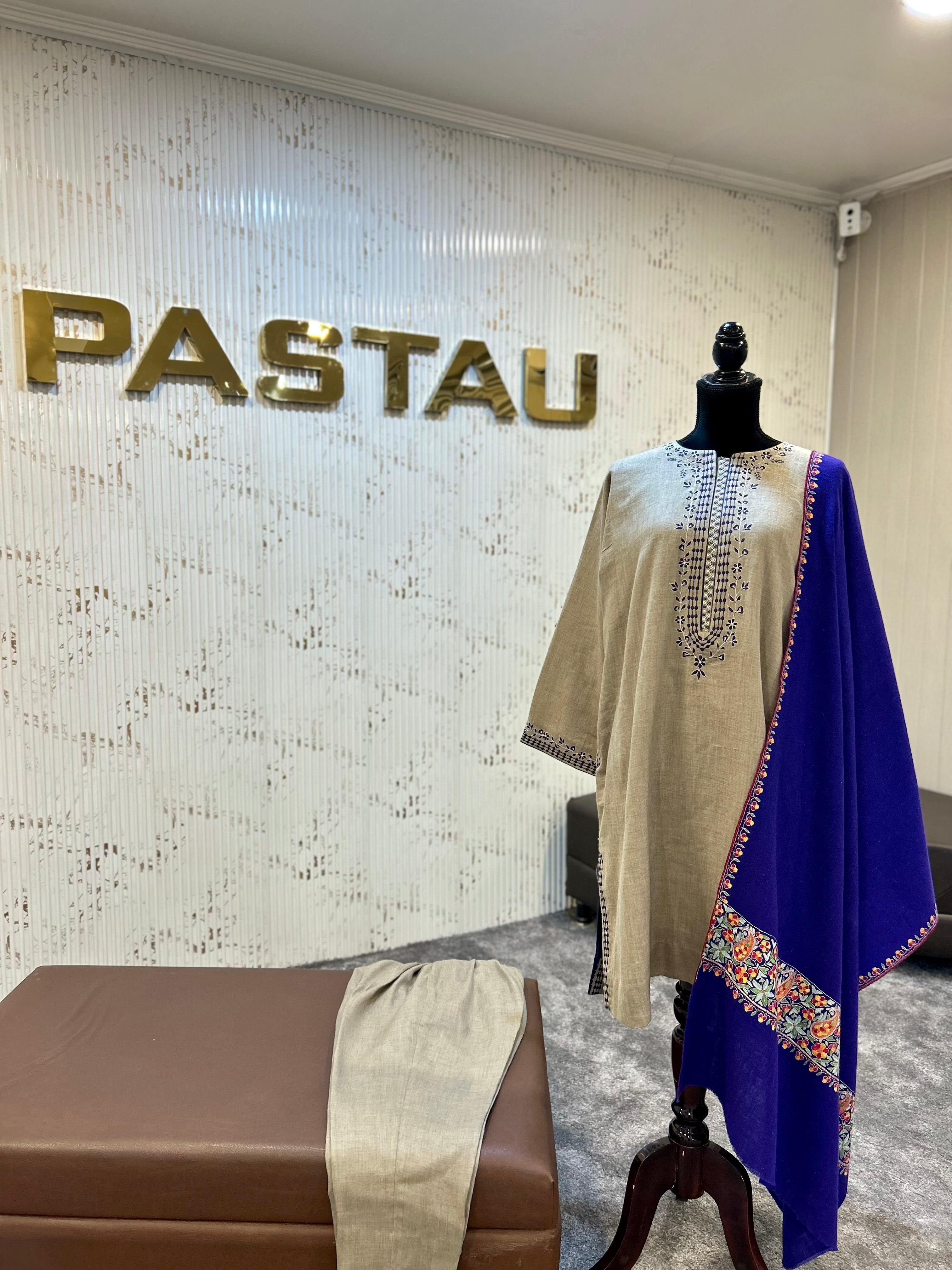 Purepashmina blend 2 piece kurta set