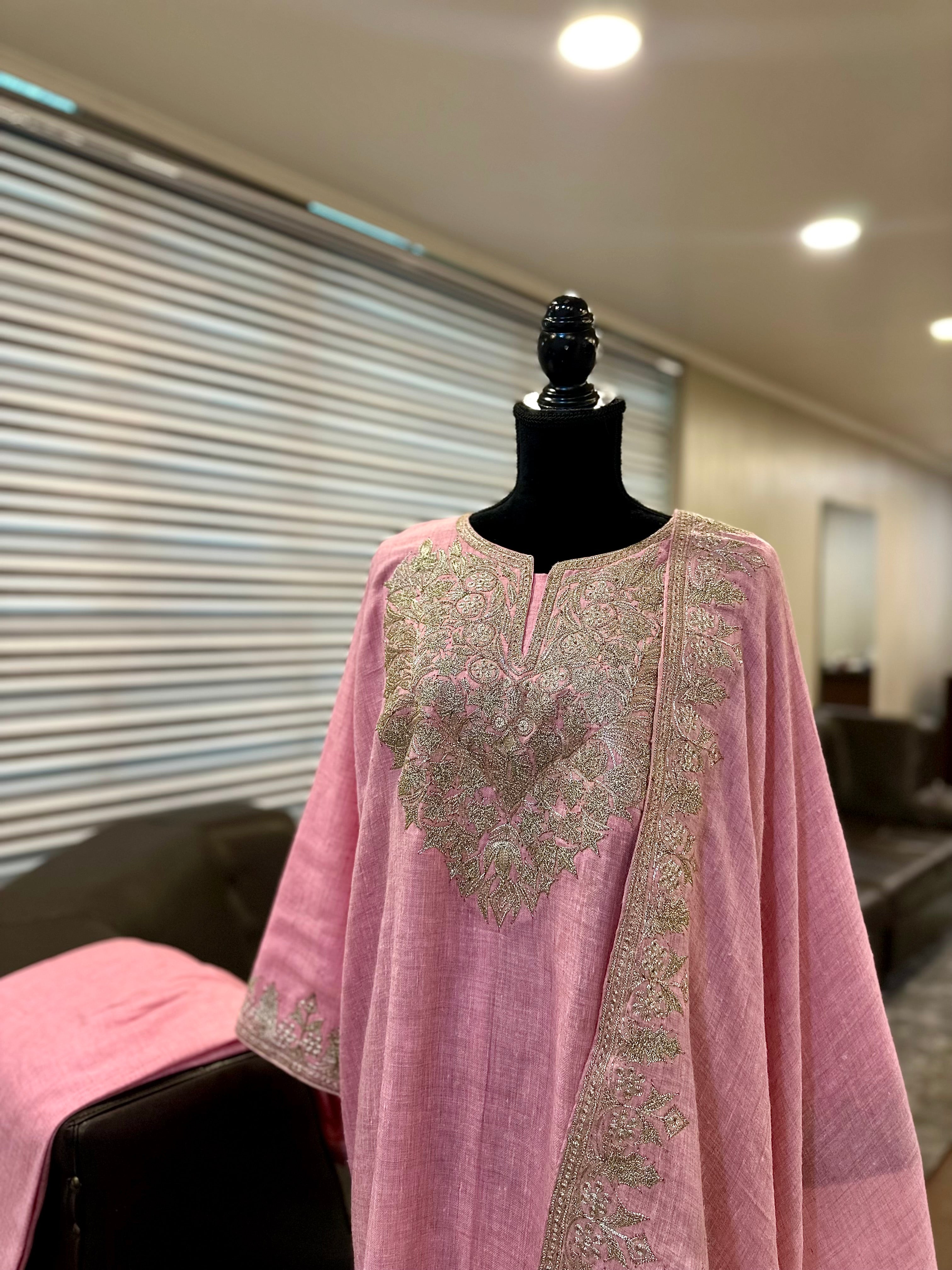 Purepashmina blend kurta set