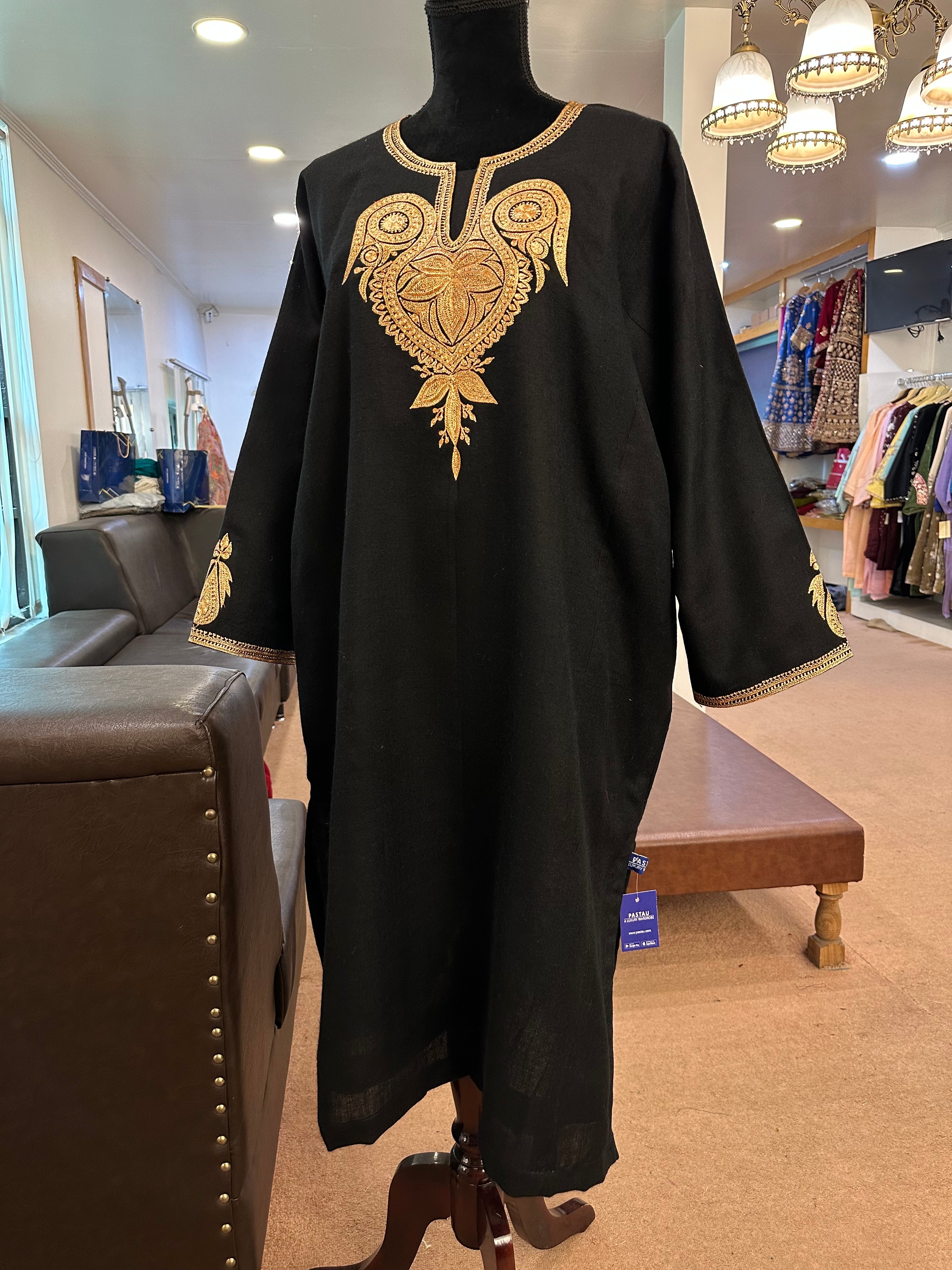 PurePashmina blend handtilla  pheran pwb270