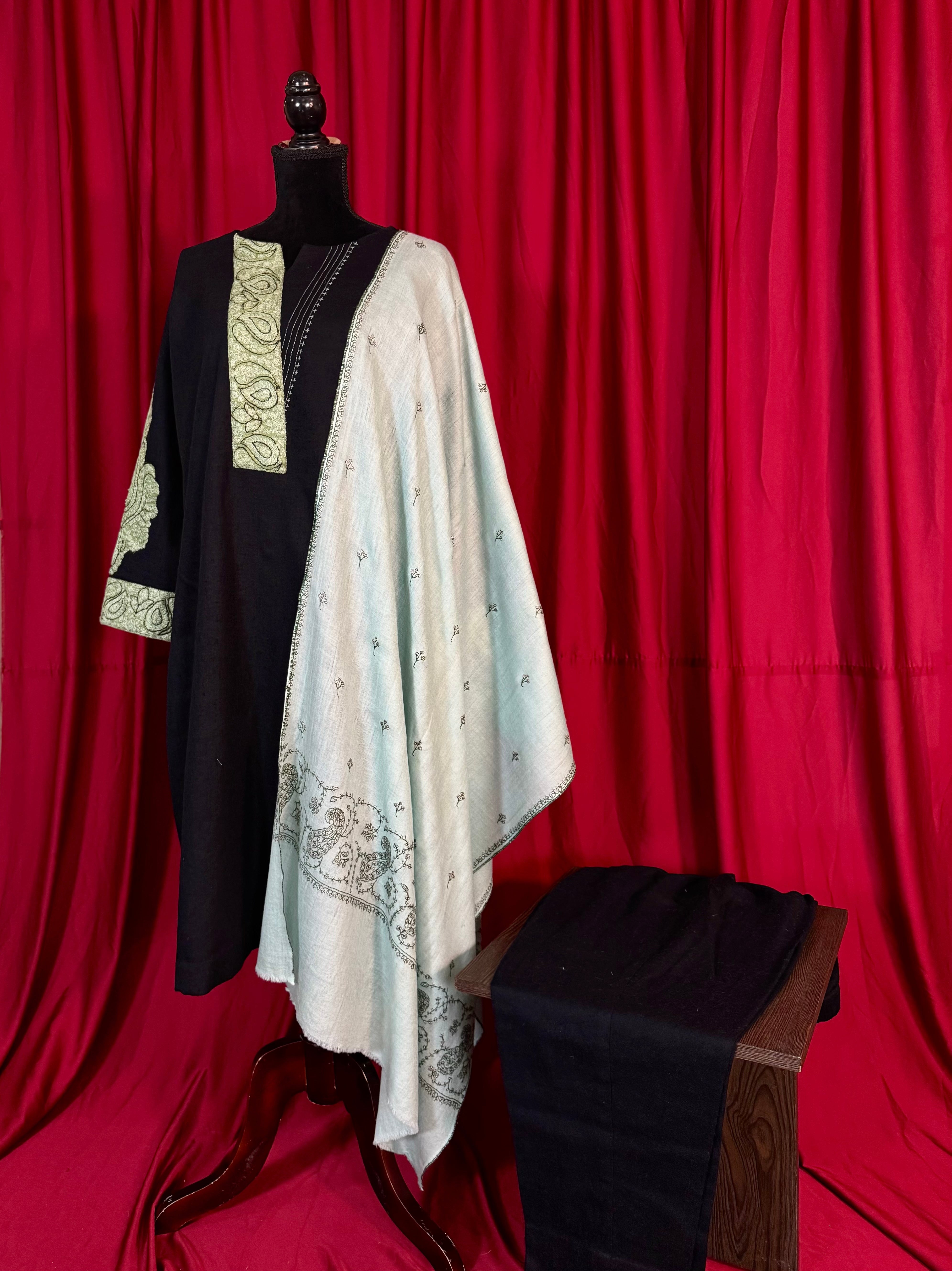 Purepashmina blend kurta set pwb565