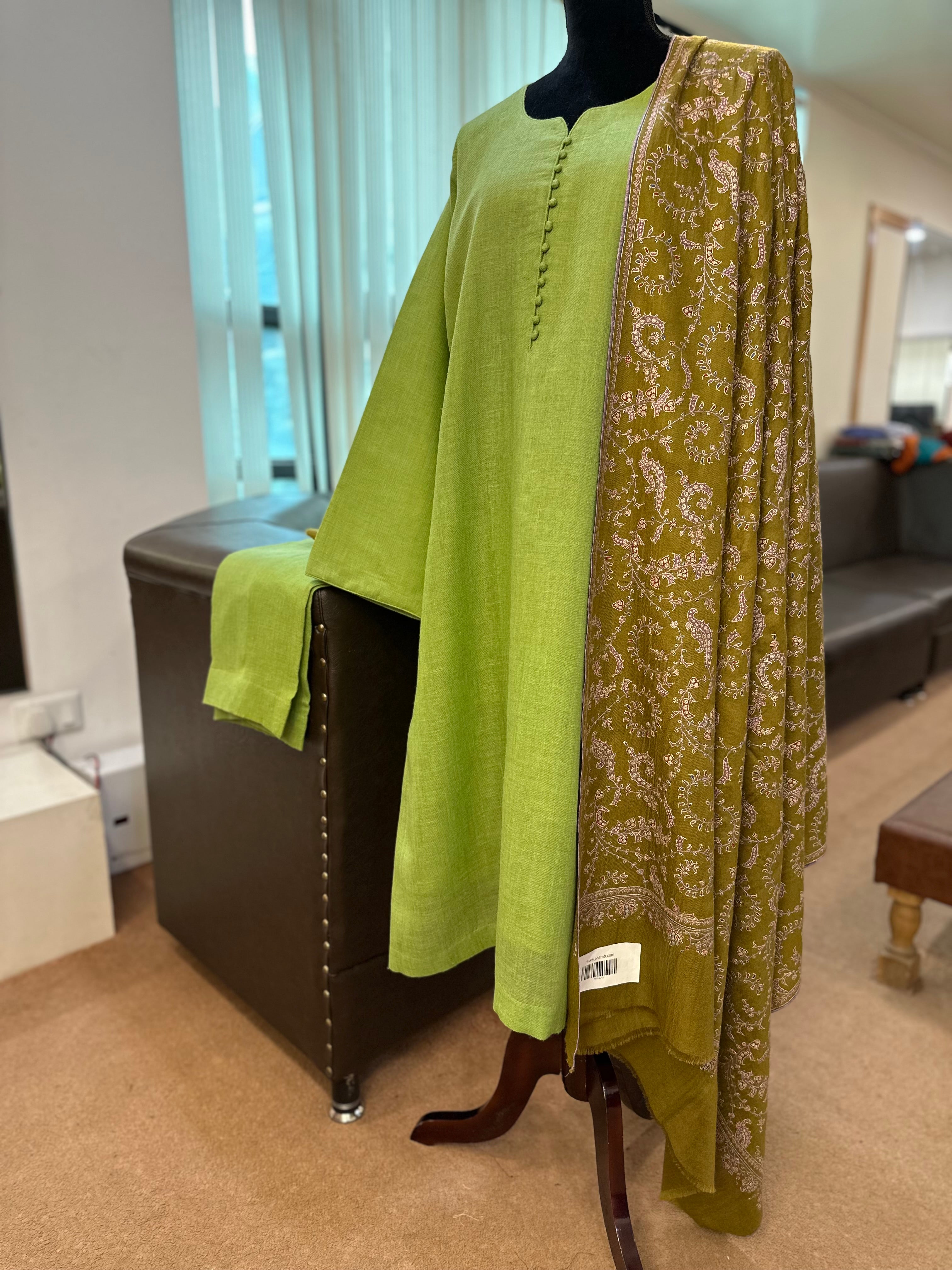 Purepashmina blend kurta set 2 piece pwb443