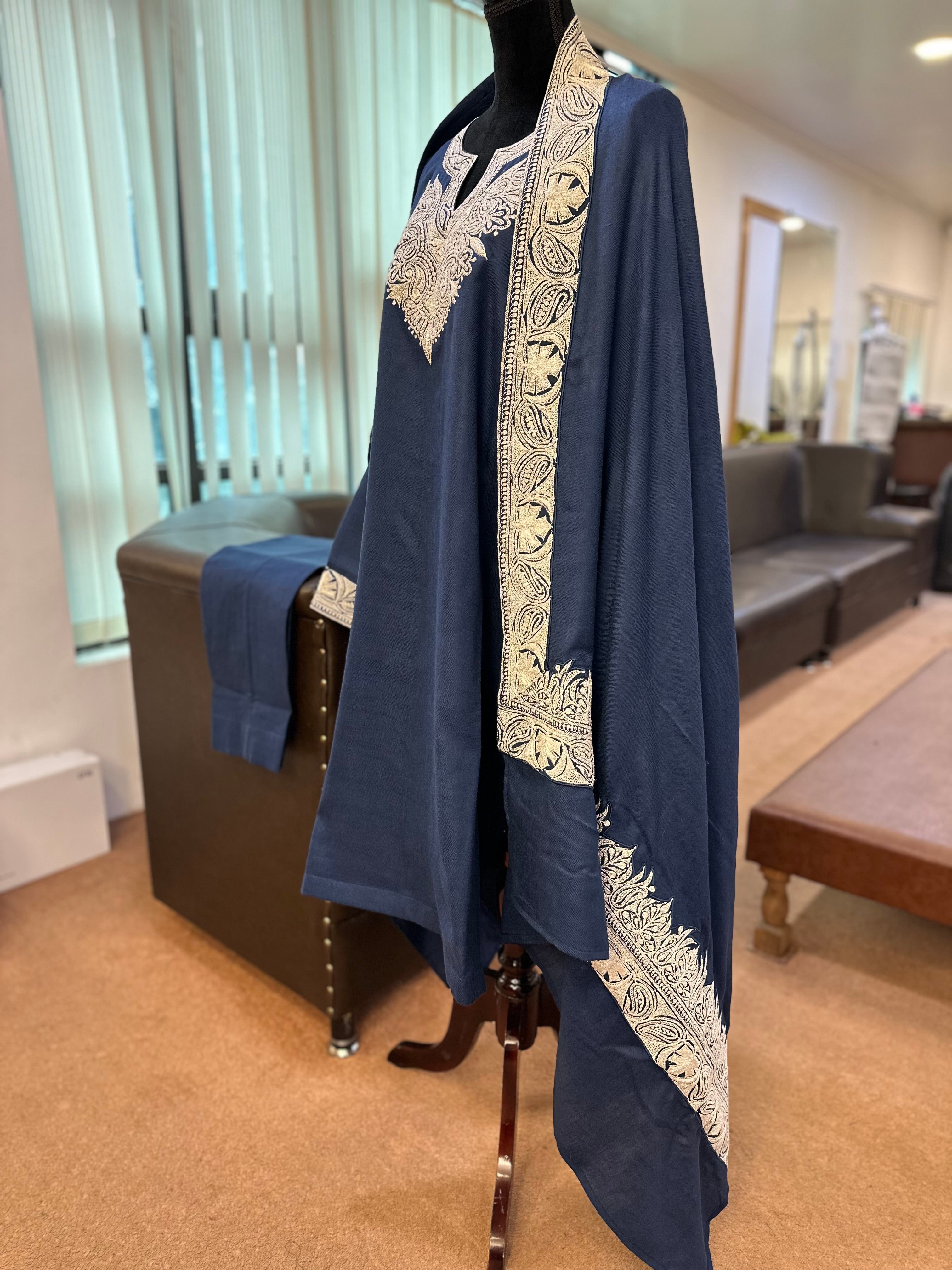 Purepashmina blend pheran set