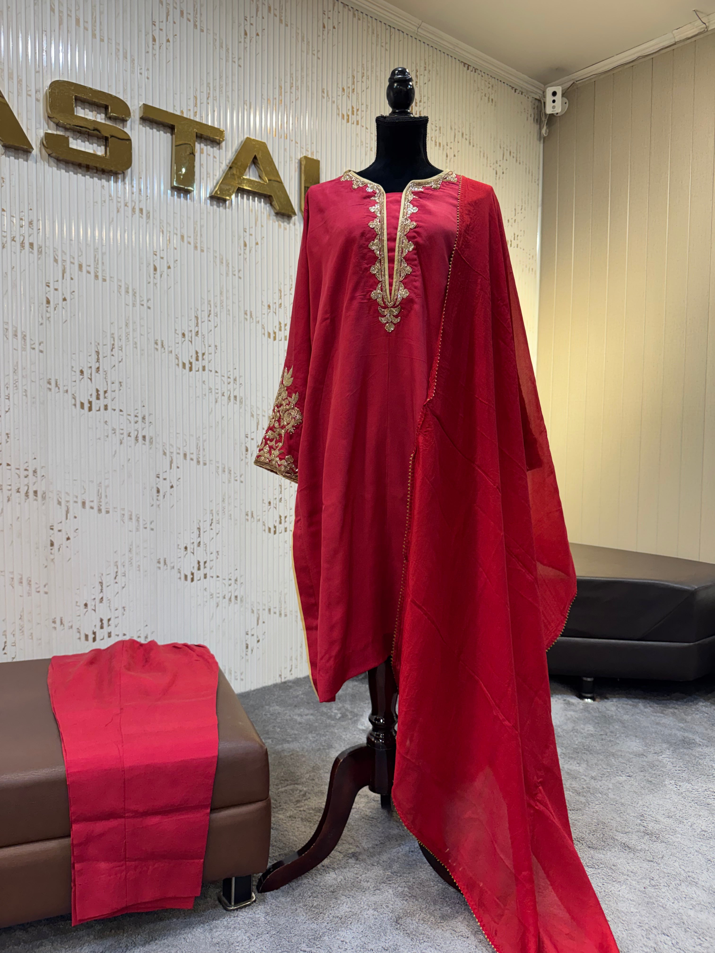 Puresilk 3 pc kurta set pbks165