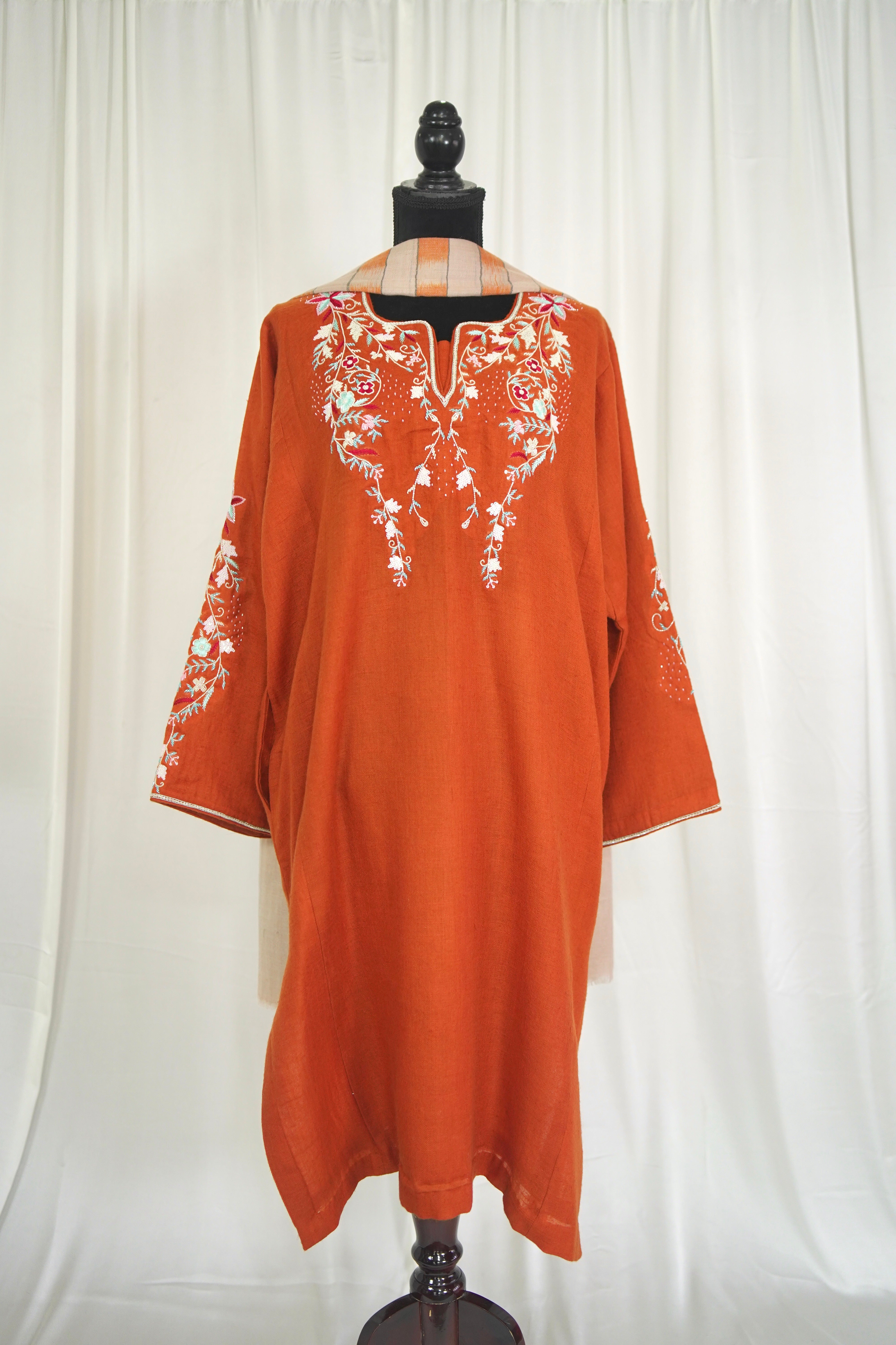 Purepashmina blend pheran pwb469