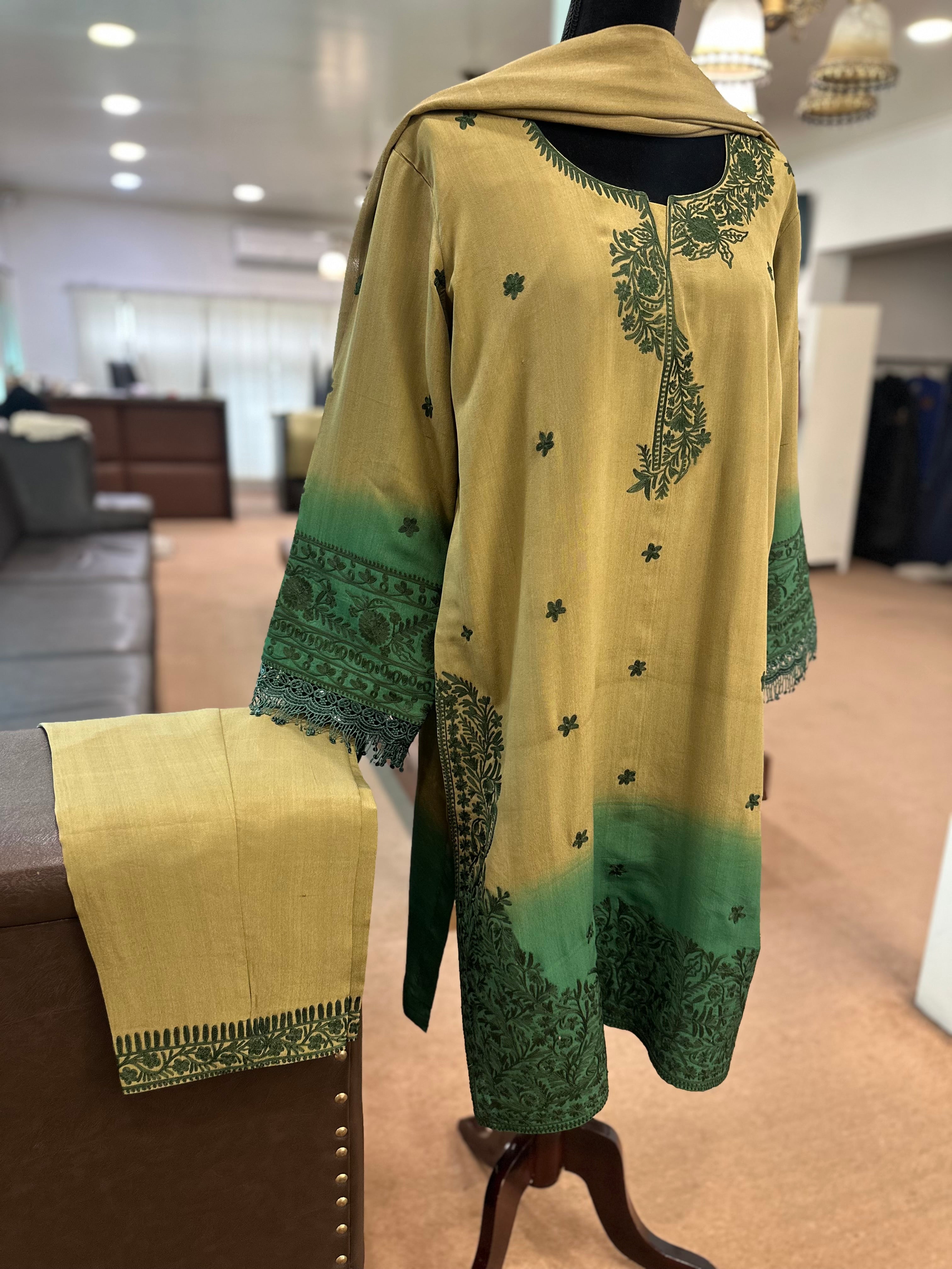 Purecrepe kurta set pbks114