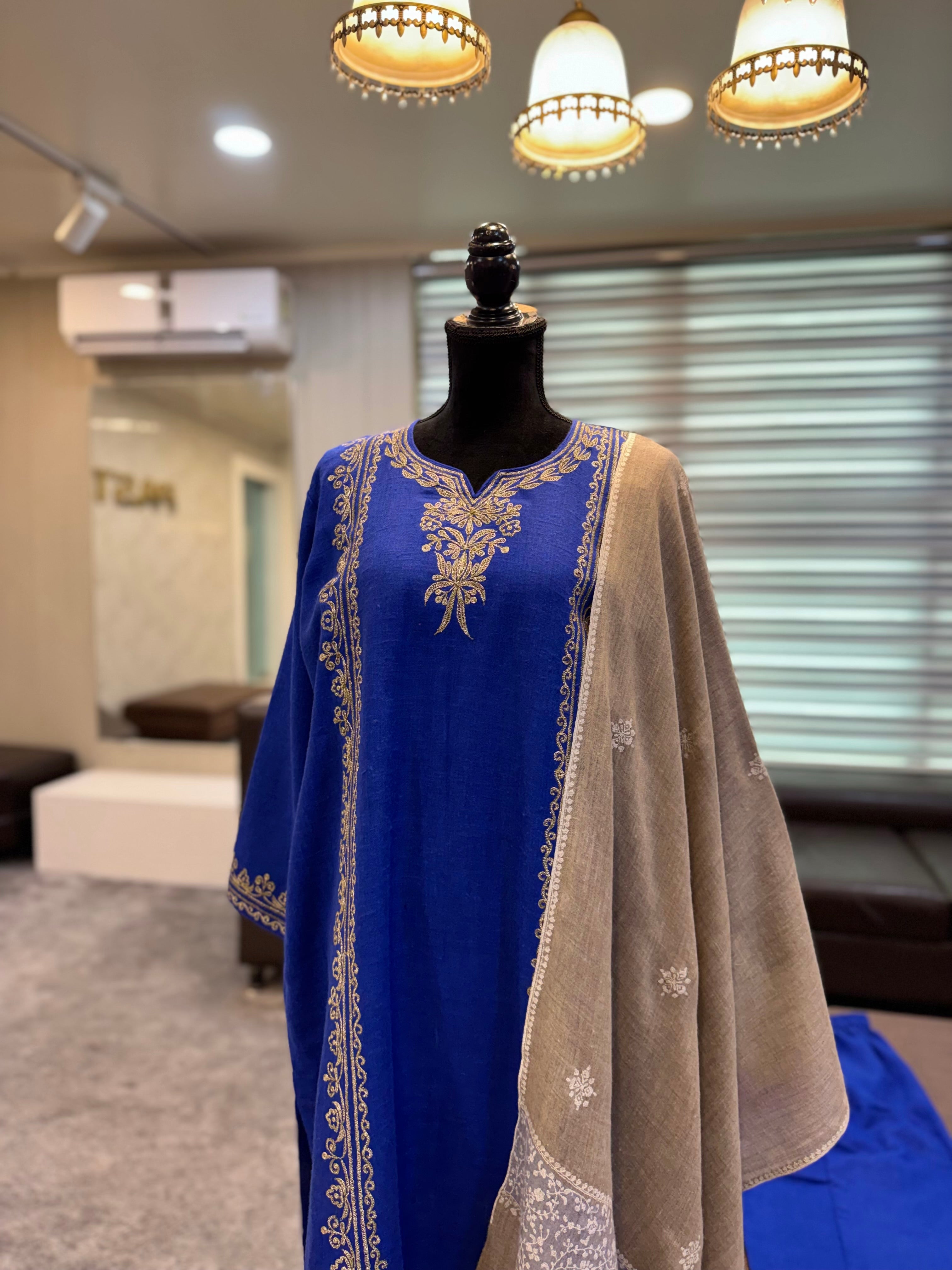 Purepashmina blend kurta set pwb577