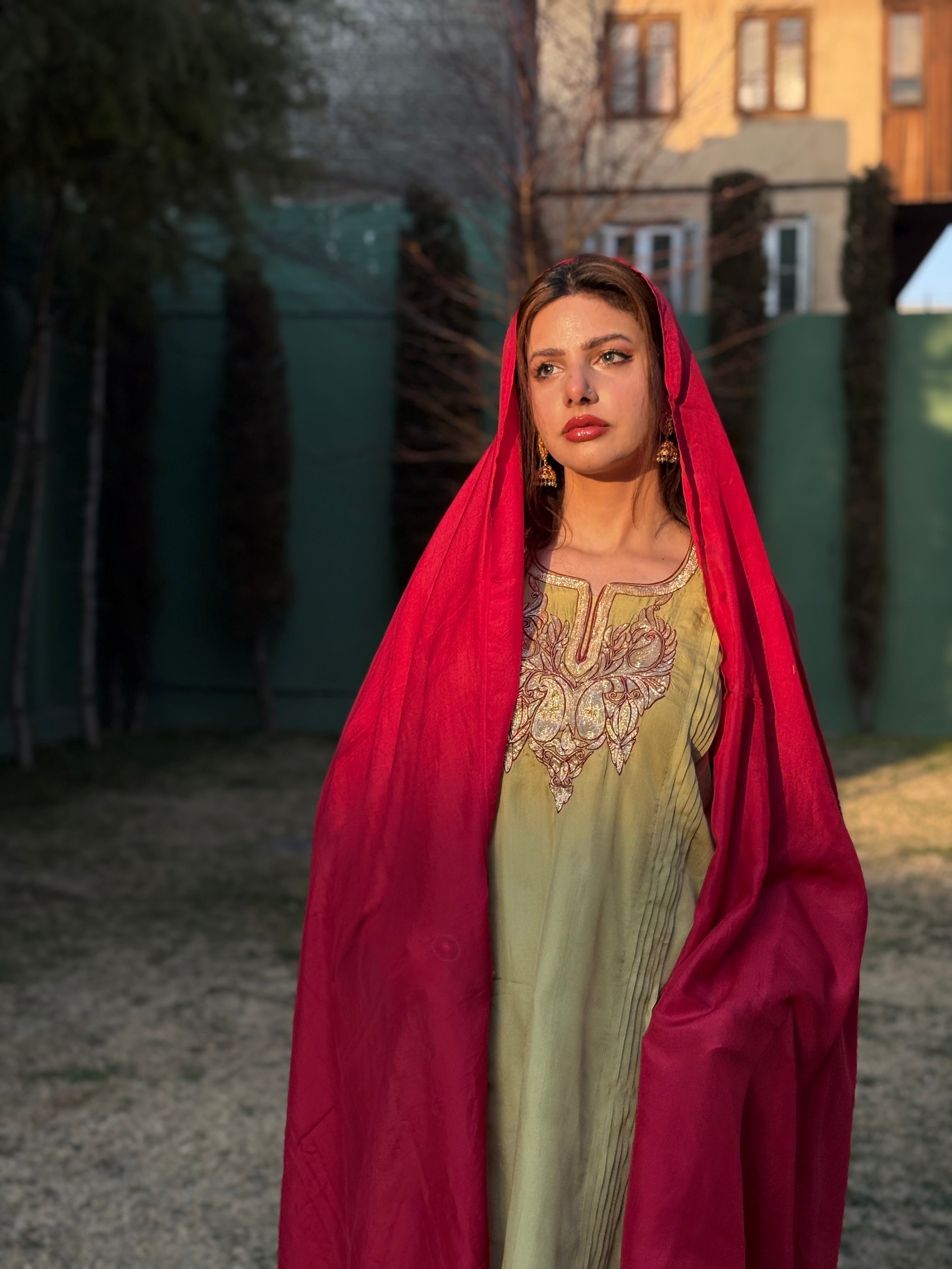 Puresilk 3 pc kurta set pbks