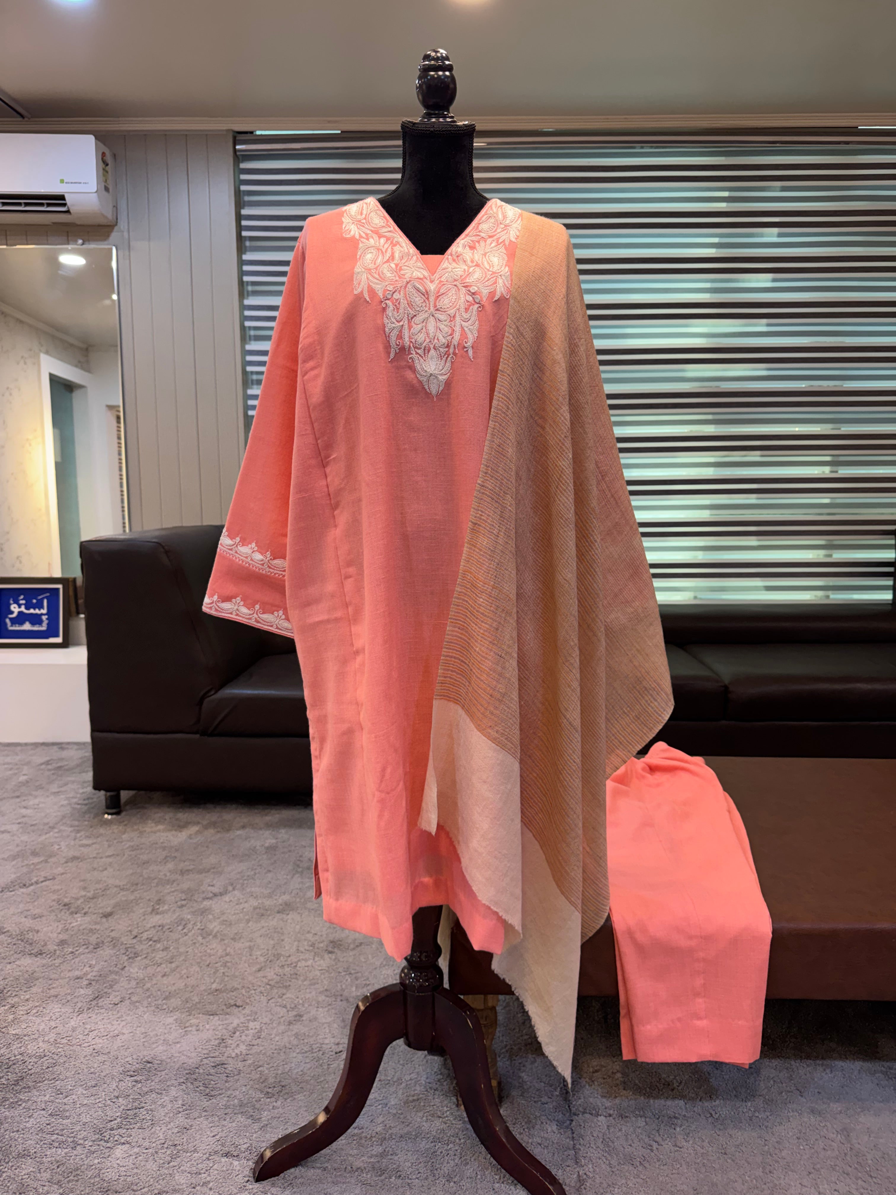 Purepashmina blend pheran set pwb632