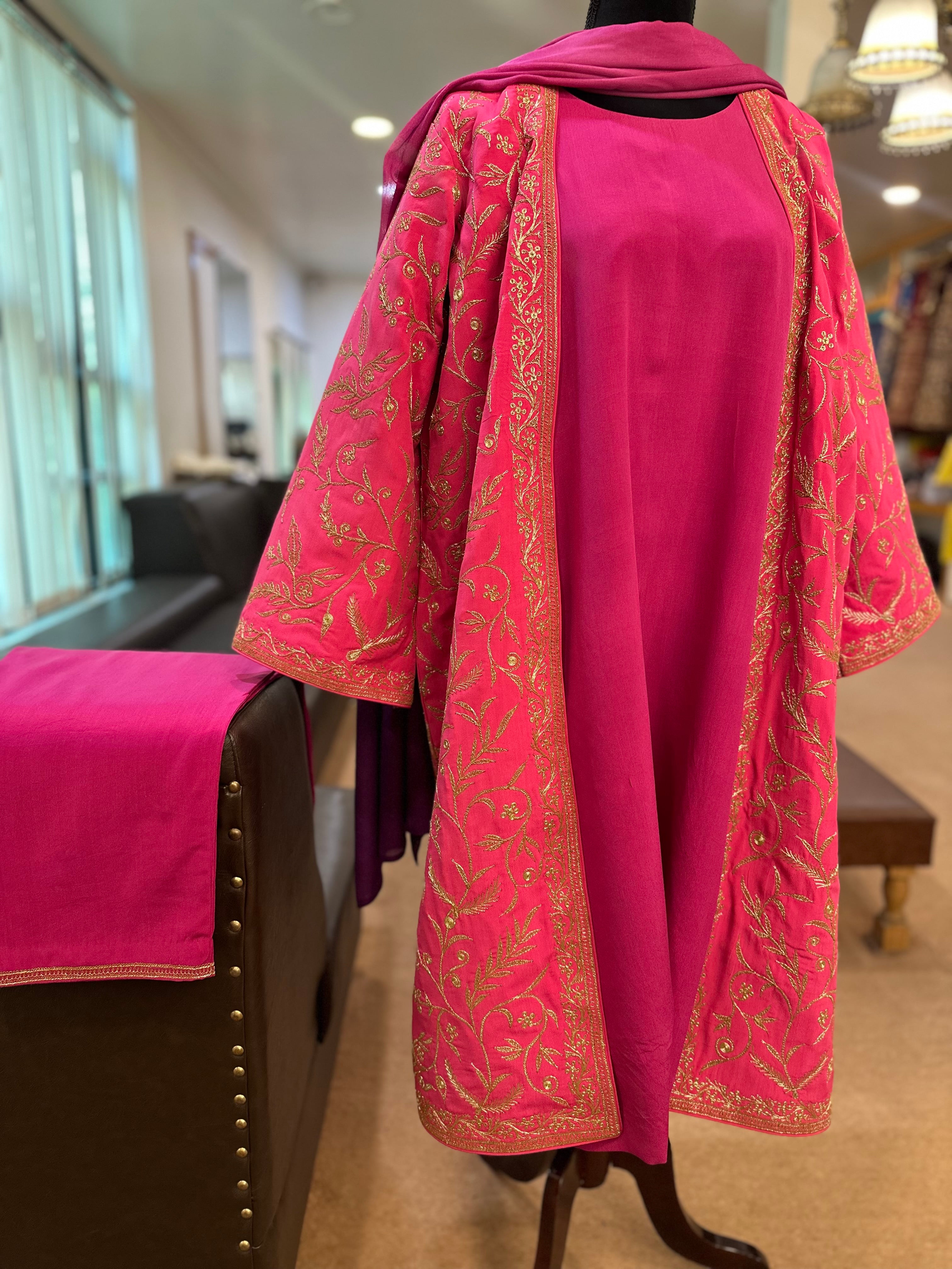 Purecrepe 4 piece jacket set mtks811