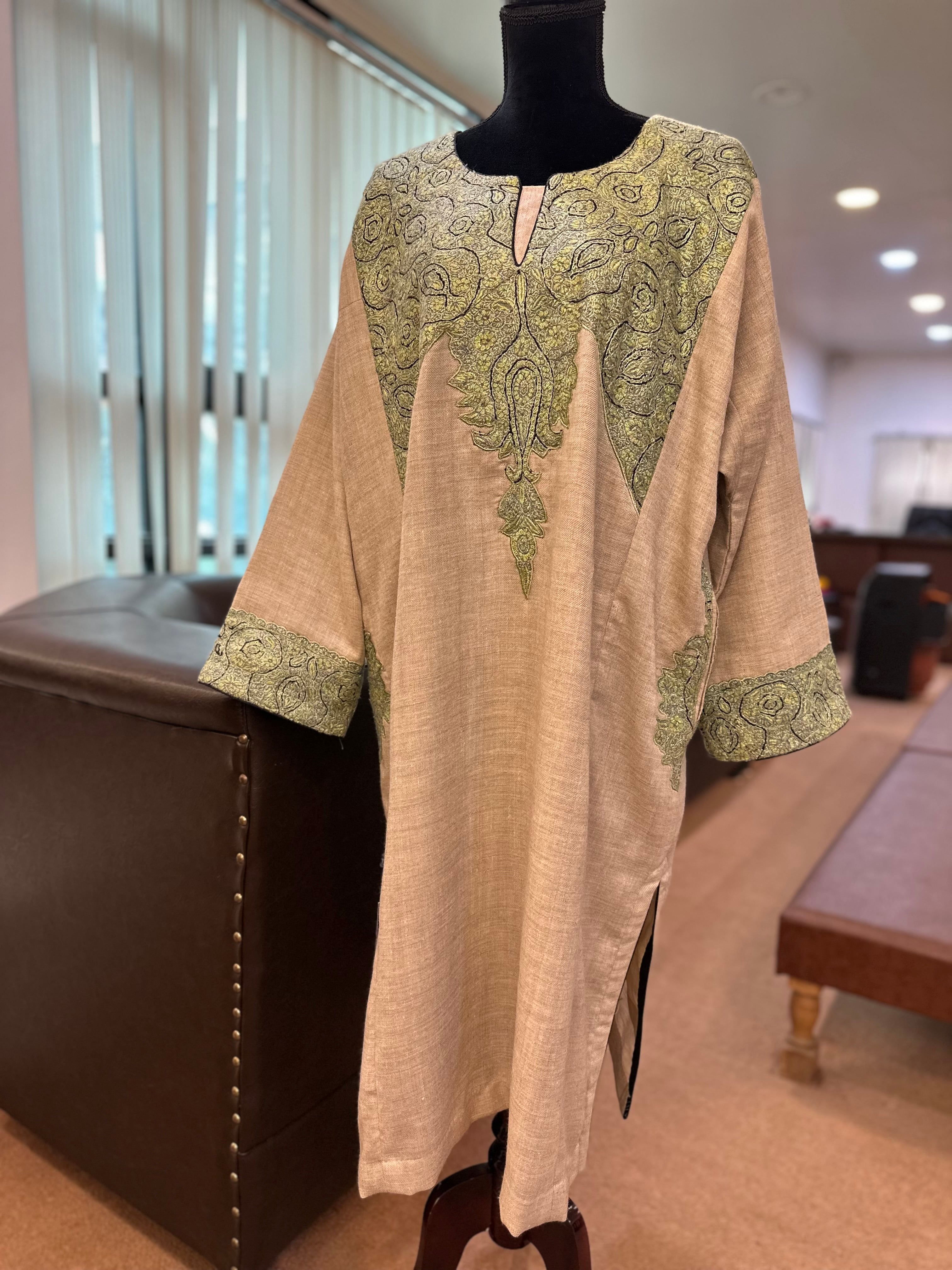 Purepashmina blend pheran pwb413