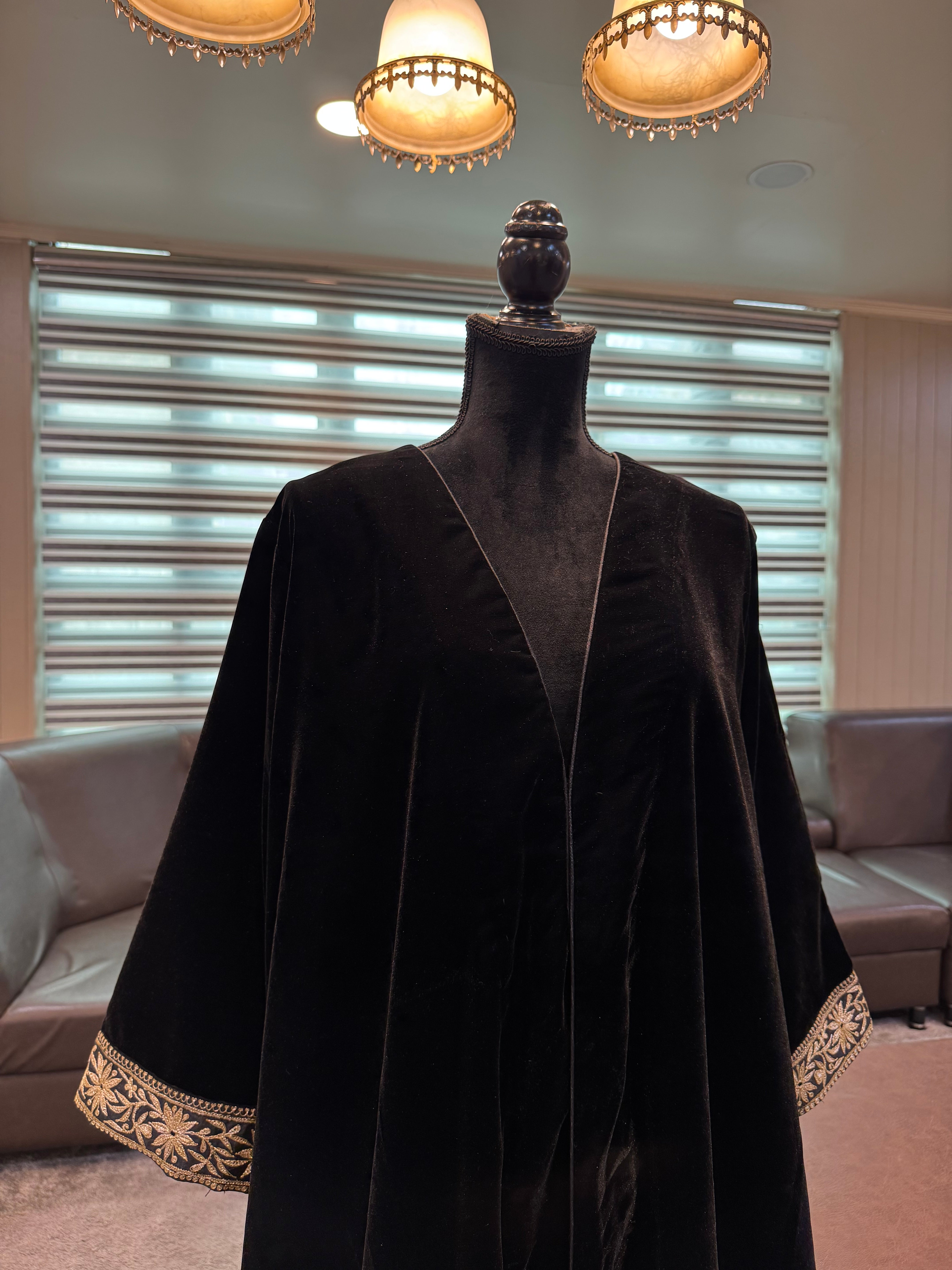 Velvet gown