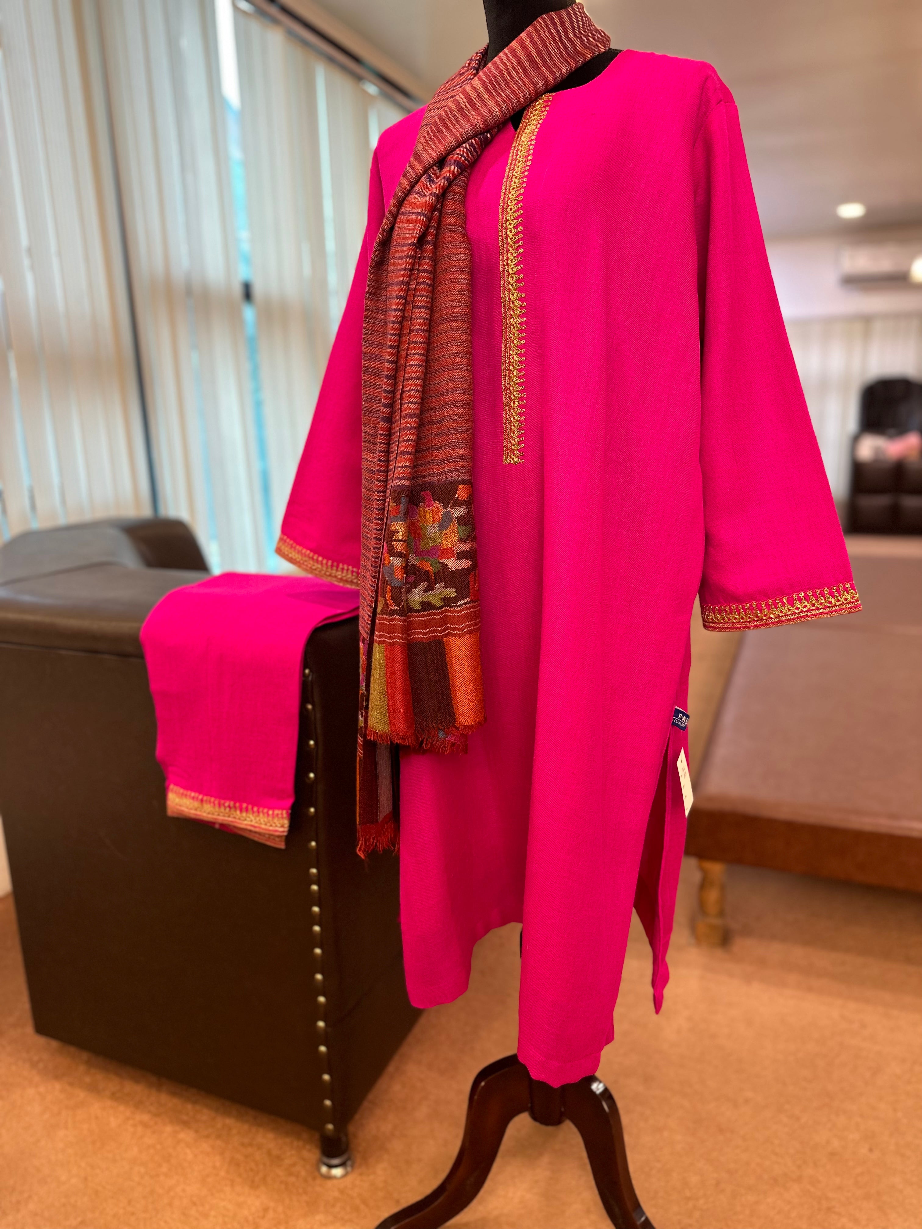 Purepashmina blend kurta set Pwb273