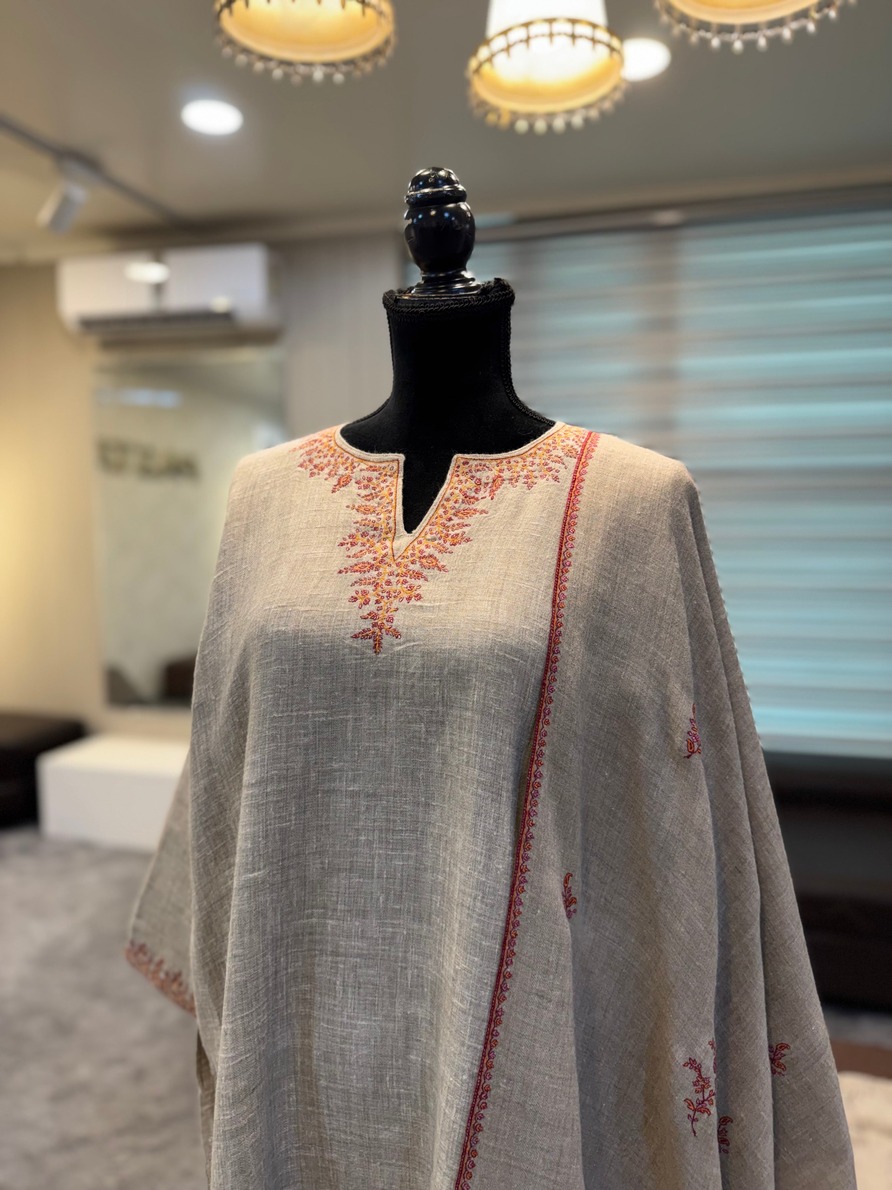 Pashmina blend 2 pc pheran set