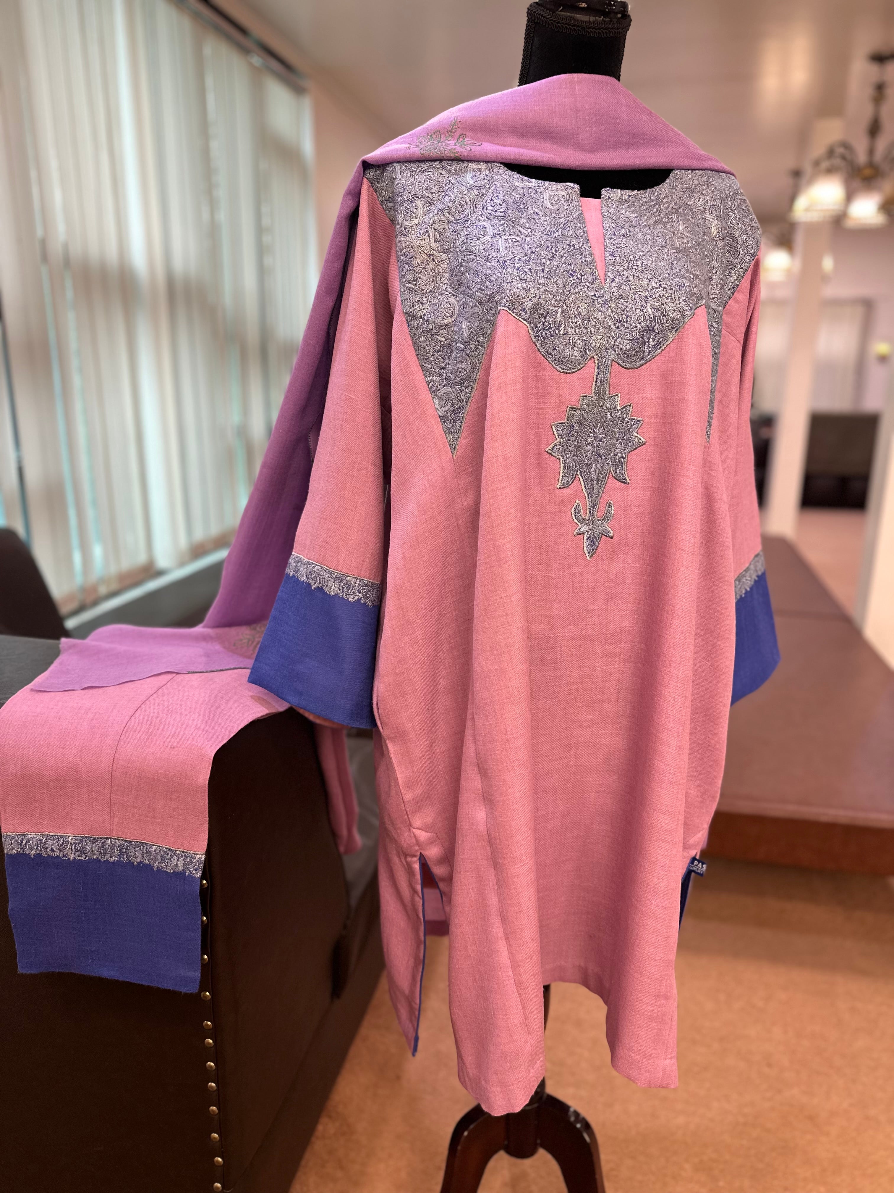 Purepashmima blend pheran set pwb388