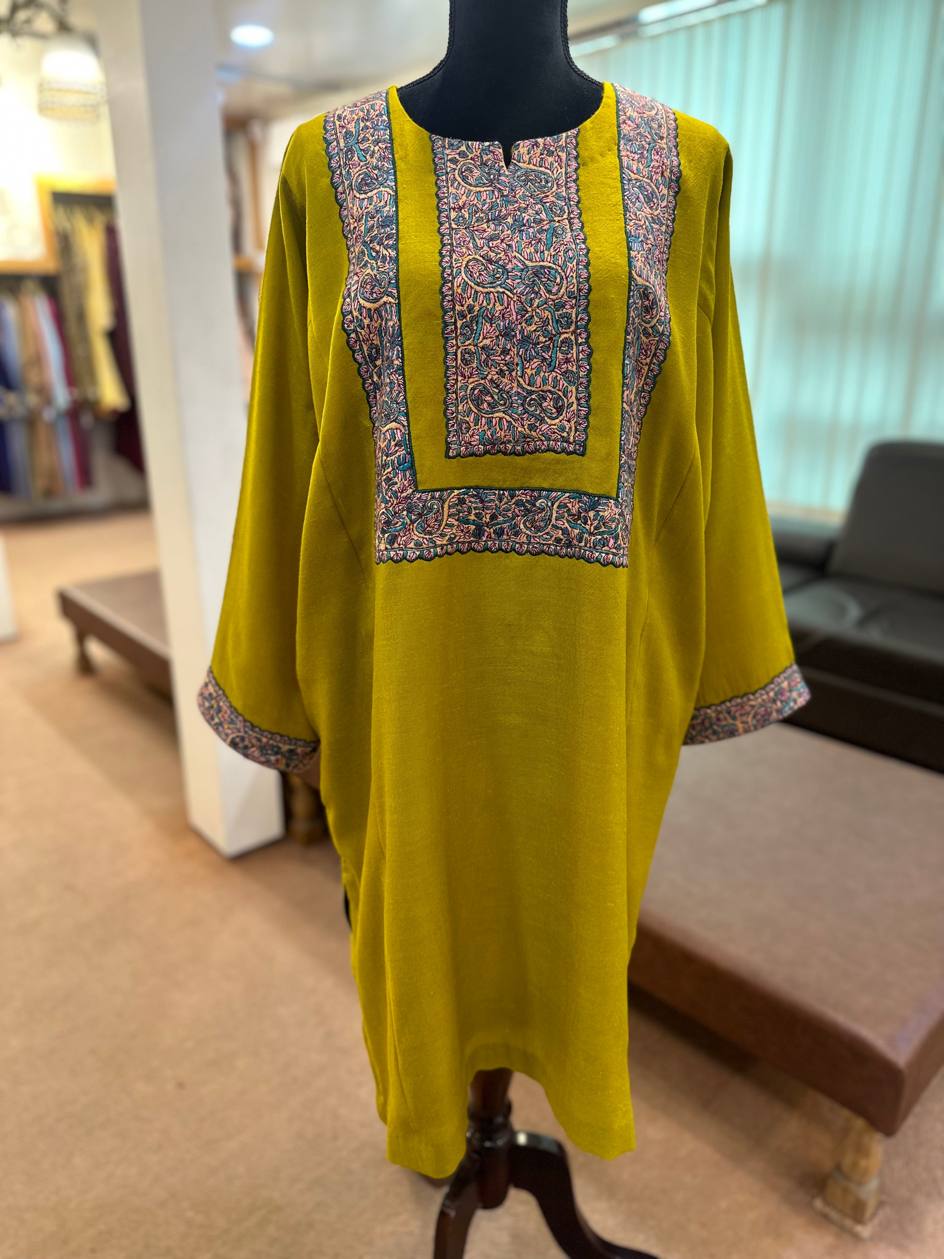 Purepashmina blend pheran pwb332