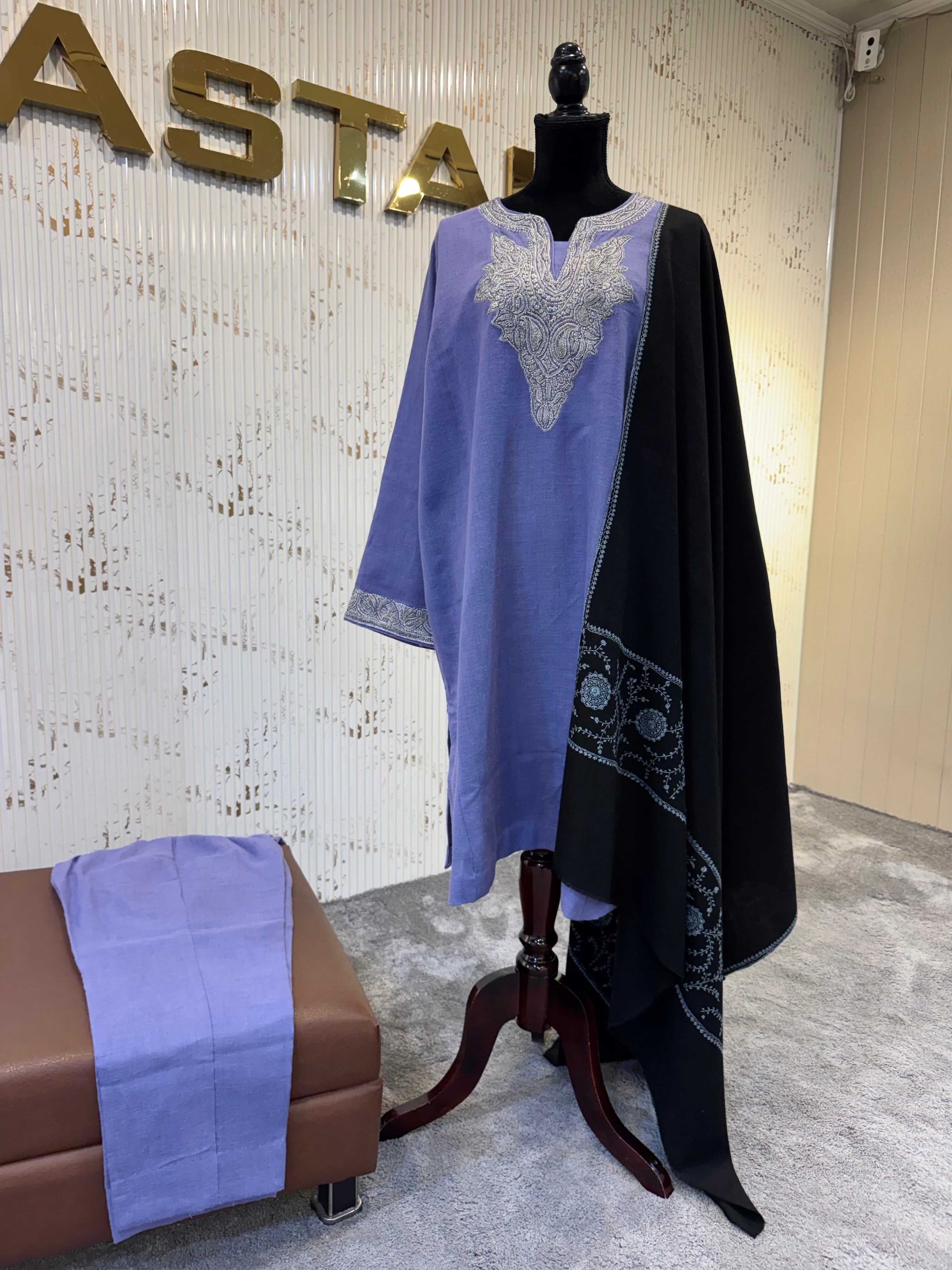 Purepashmina blend  2 pc pwb583