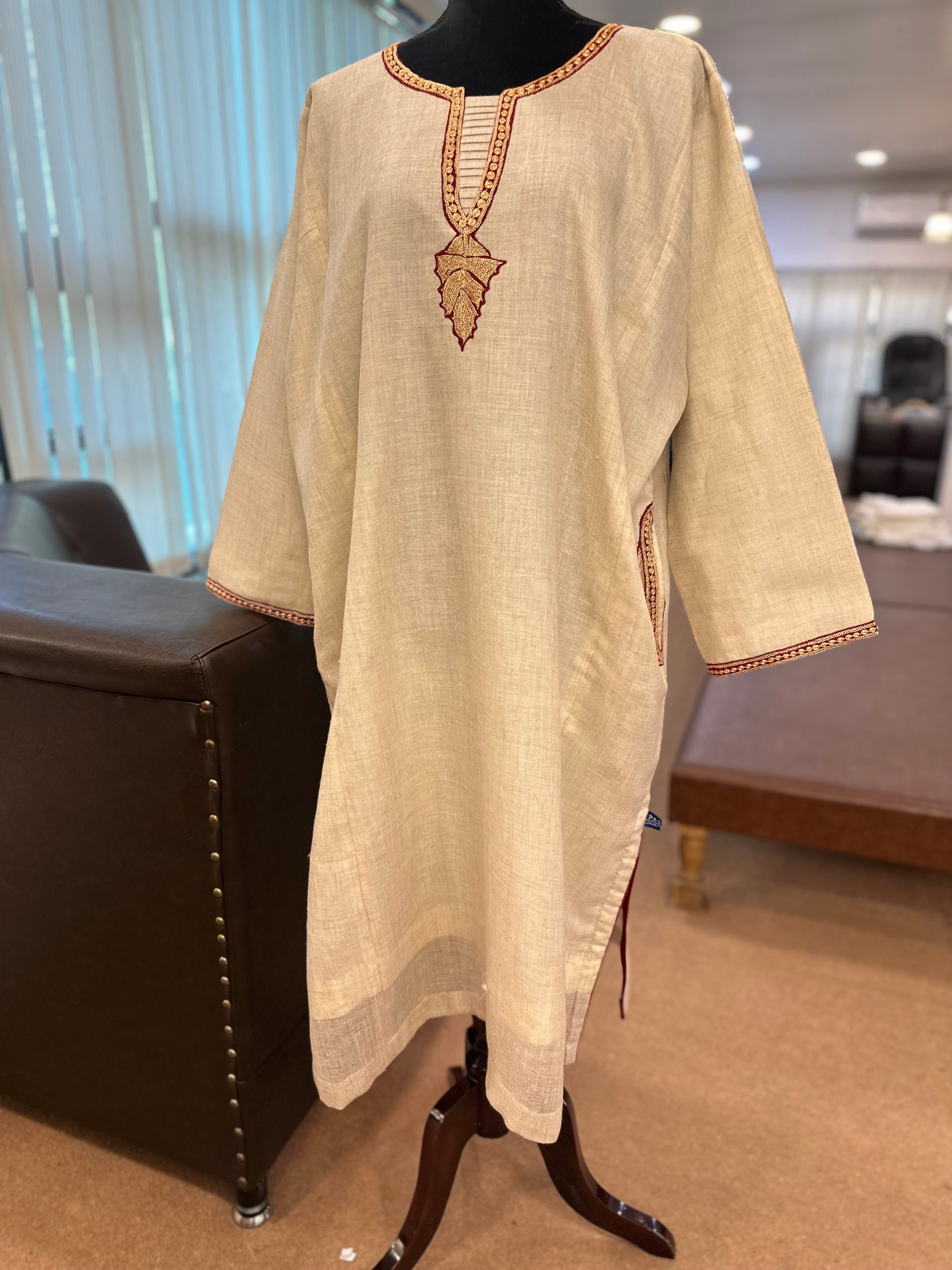 Purepashmina blend pheran pwb446