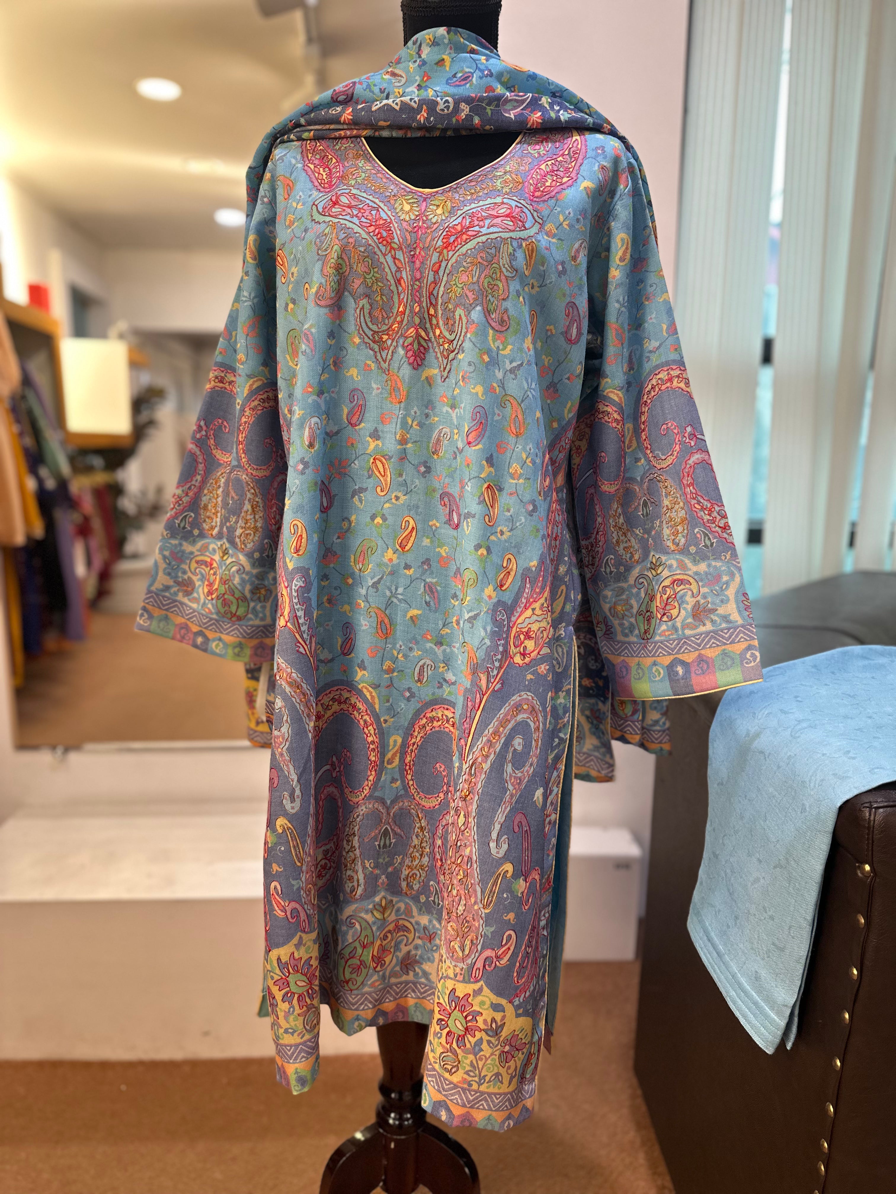 Kalamkari kurta set 3pc pbks752