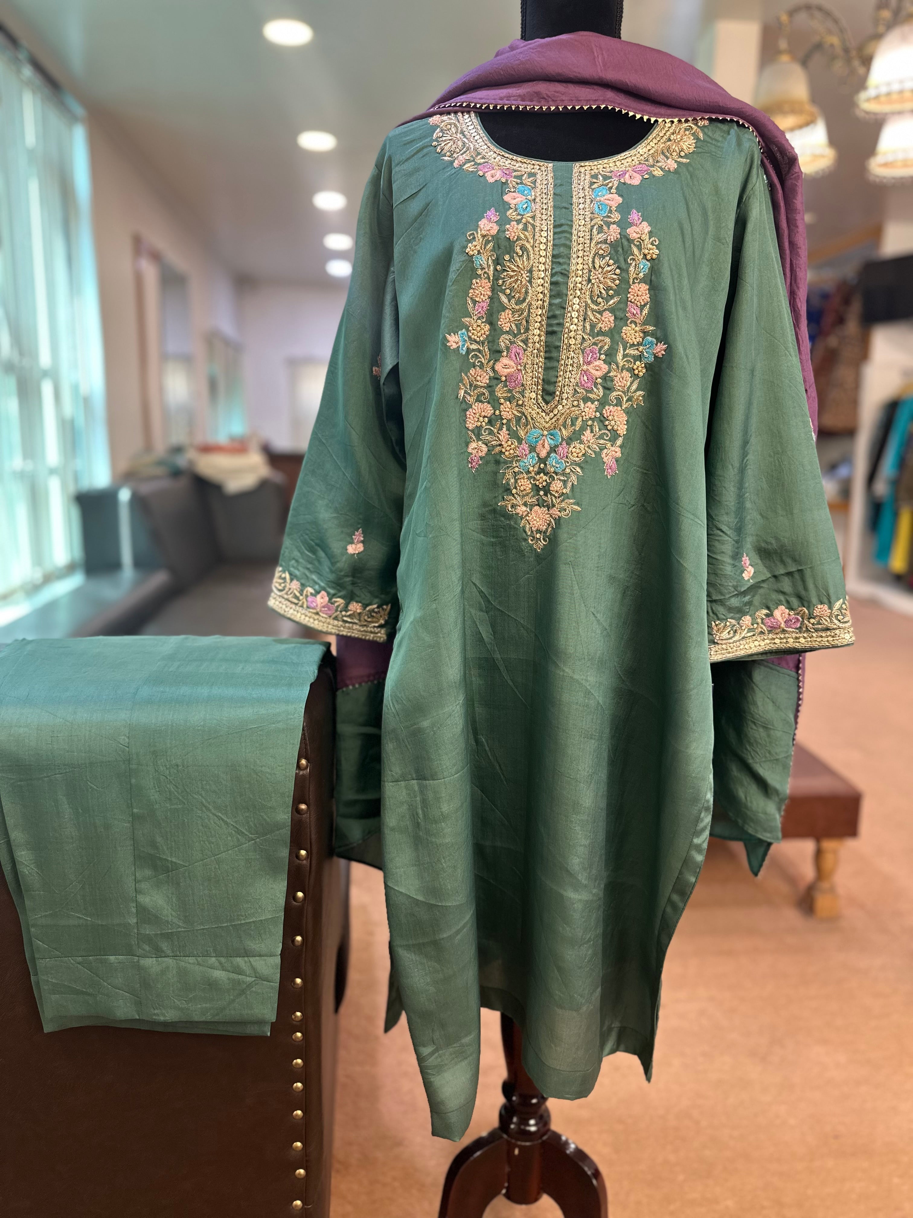 Puresilk kurta set pbks880