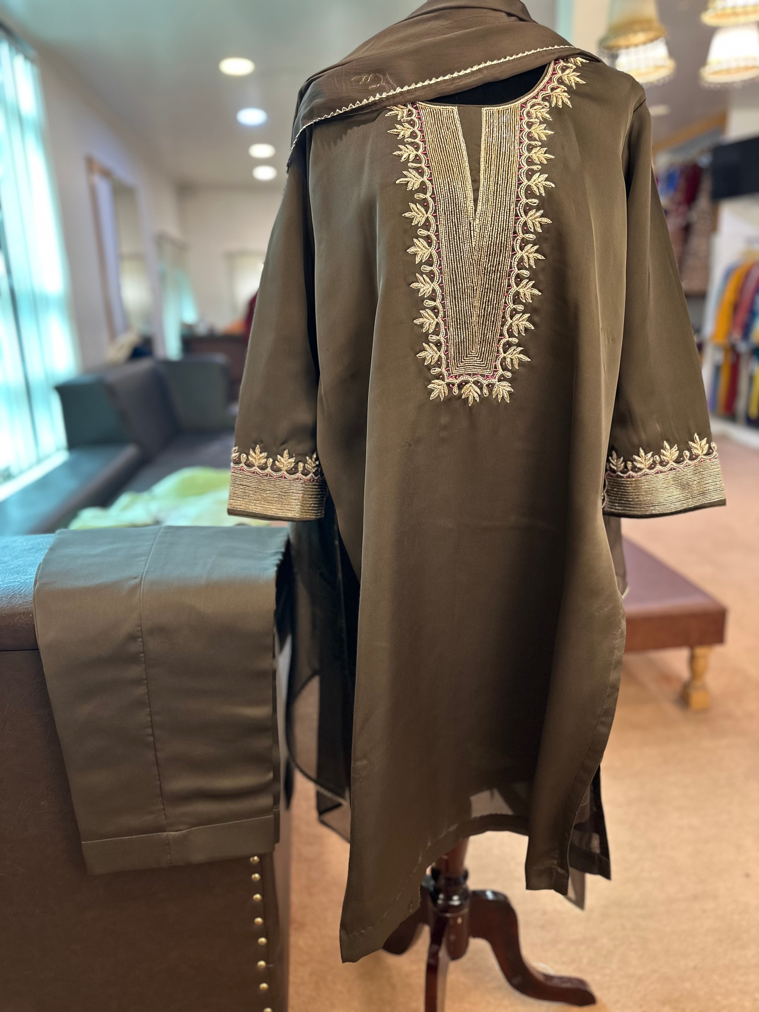 Handwork kurta set pbks820