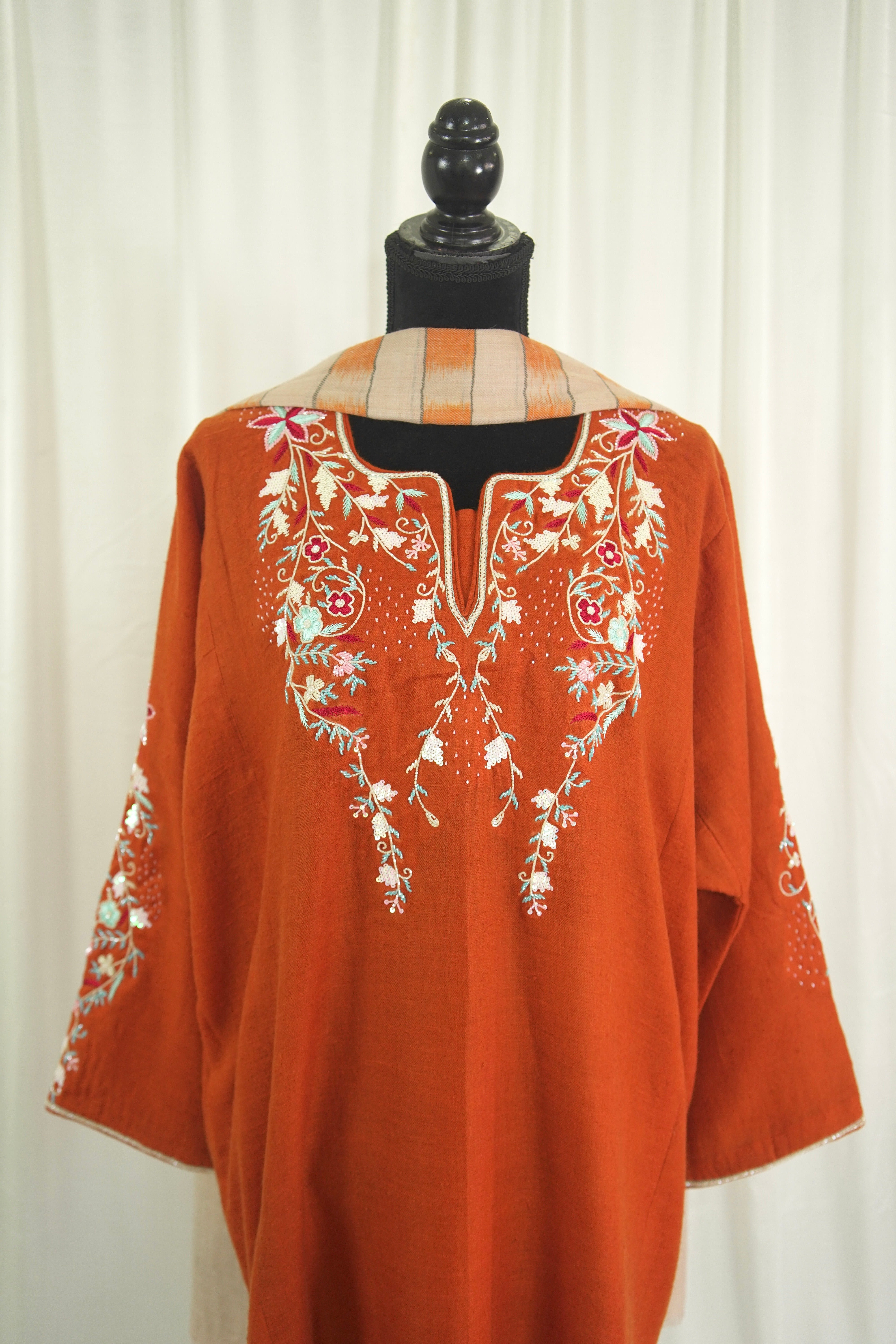 Purepashmina blend pheran pwb469