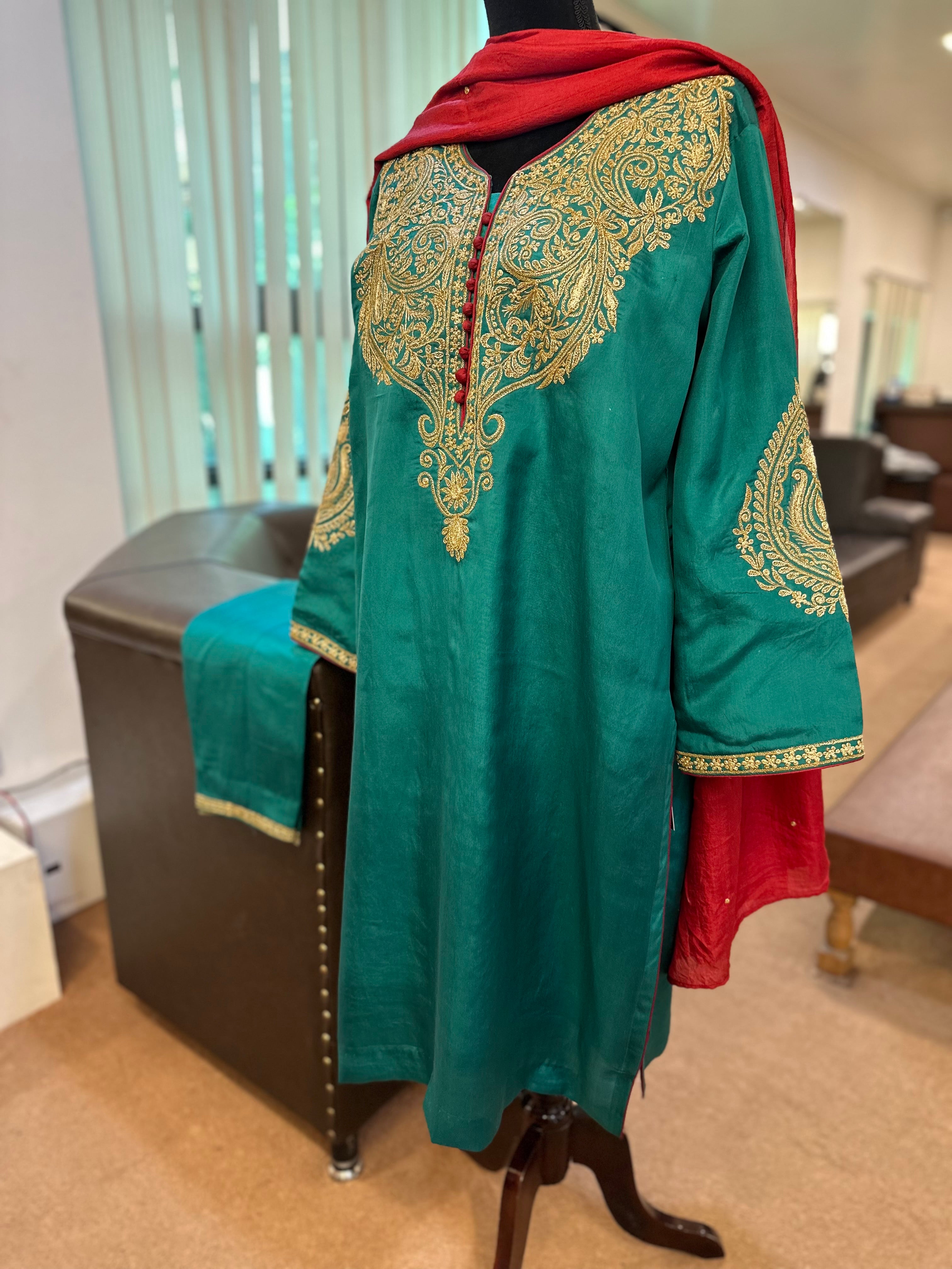 Puresilk Tillawork suit mtks833