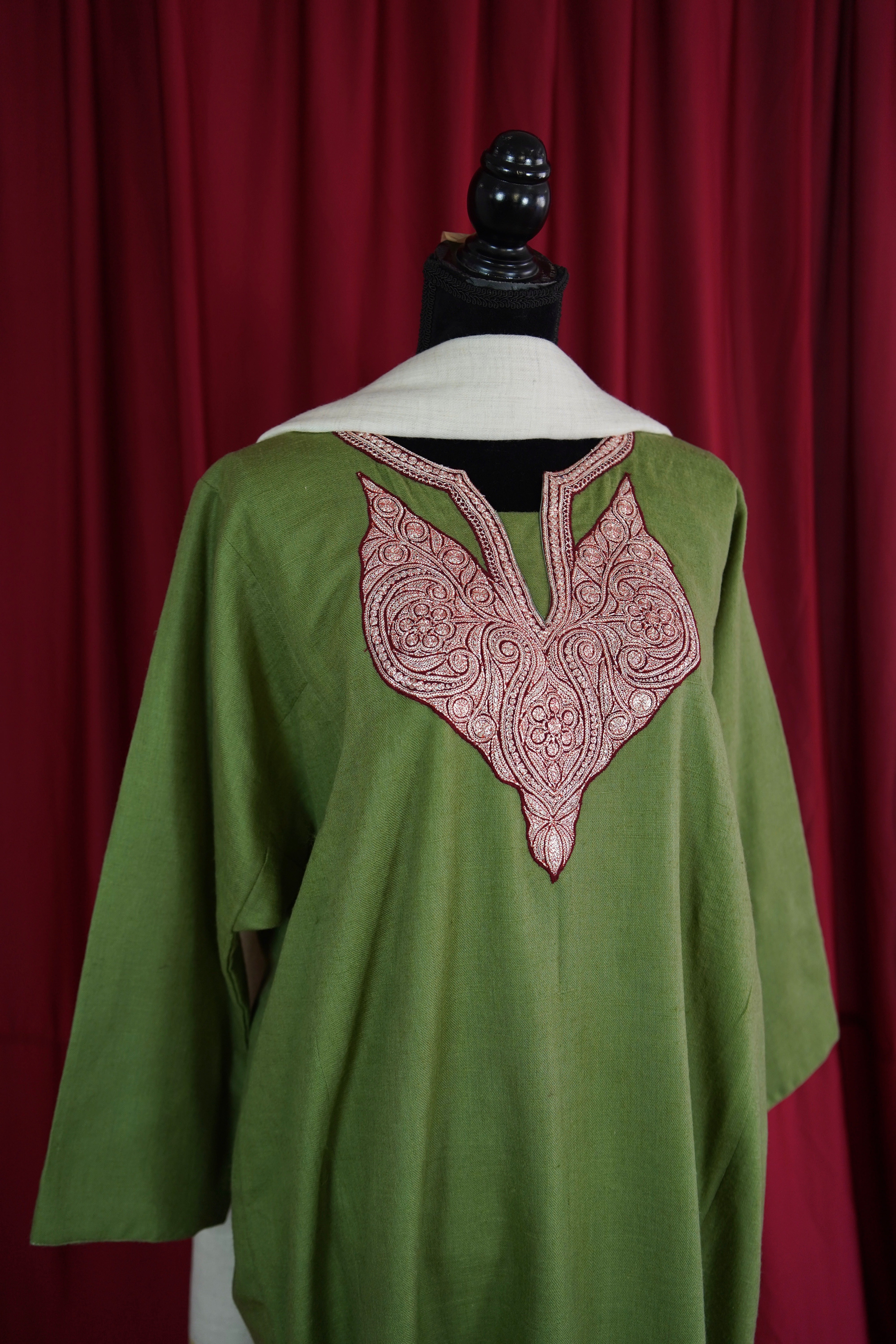 Purepashmina blend pheran set pwb478