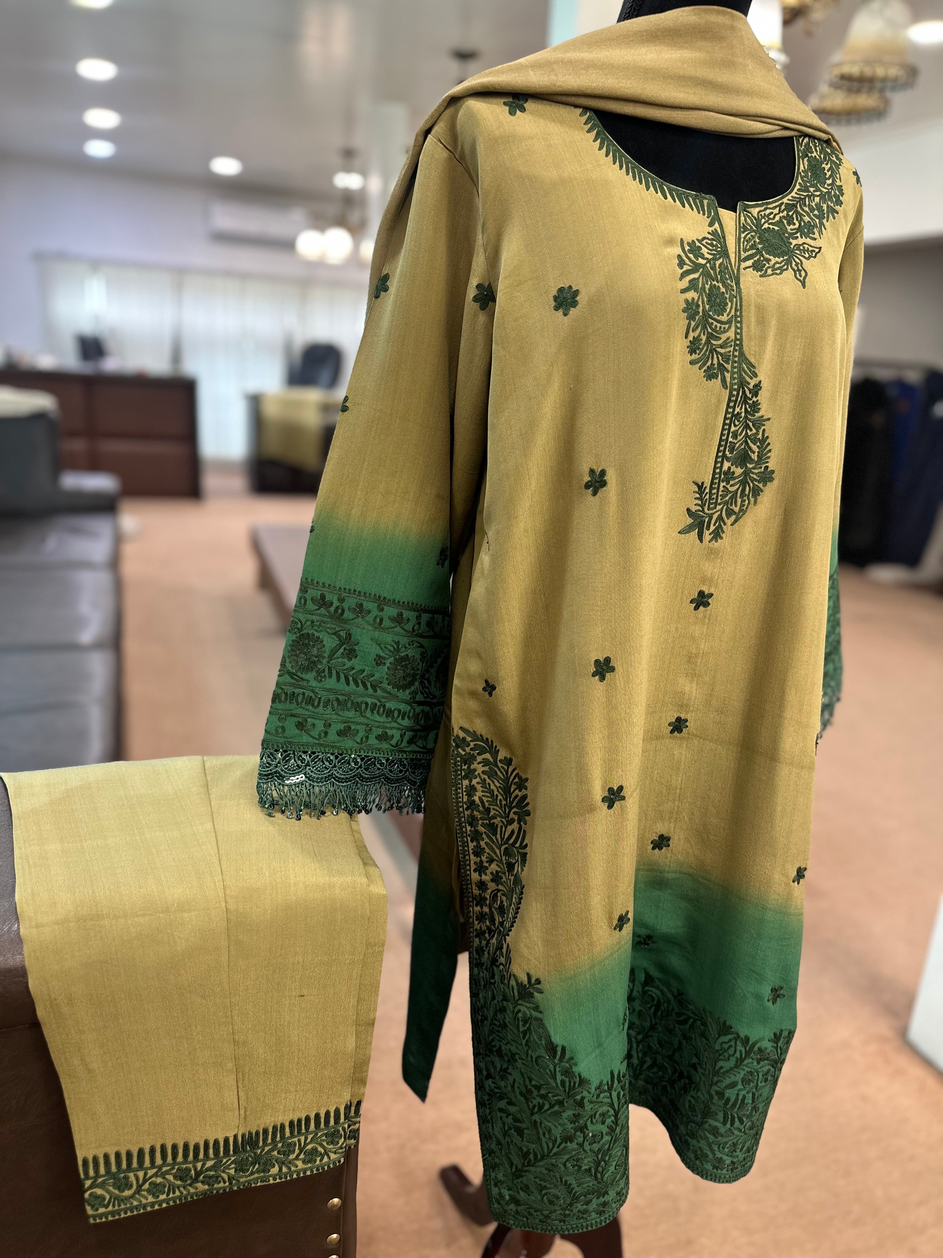 Purecrepe kurta set pbks114