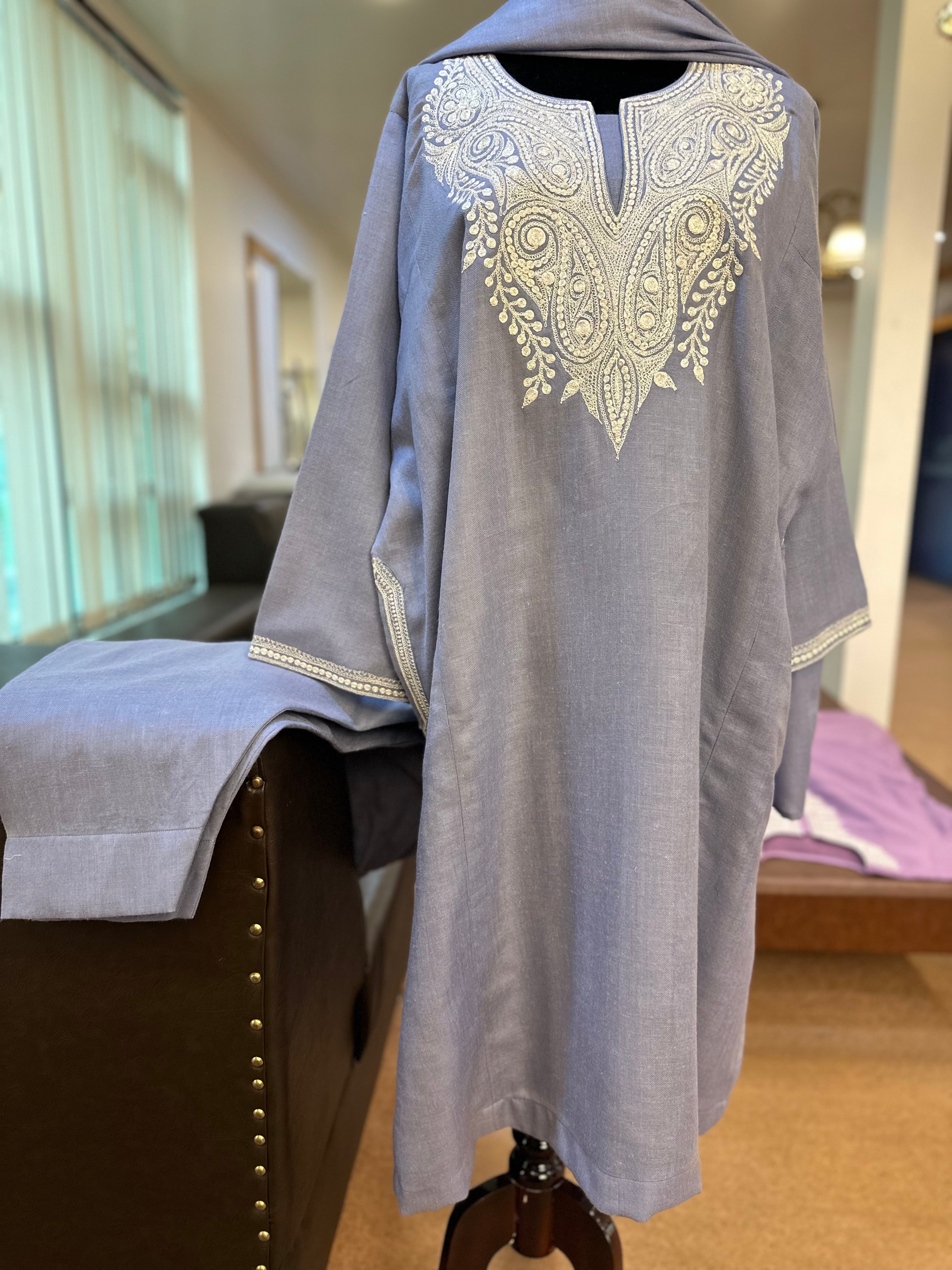 Purepashmina blend 3 piece pheran set