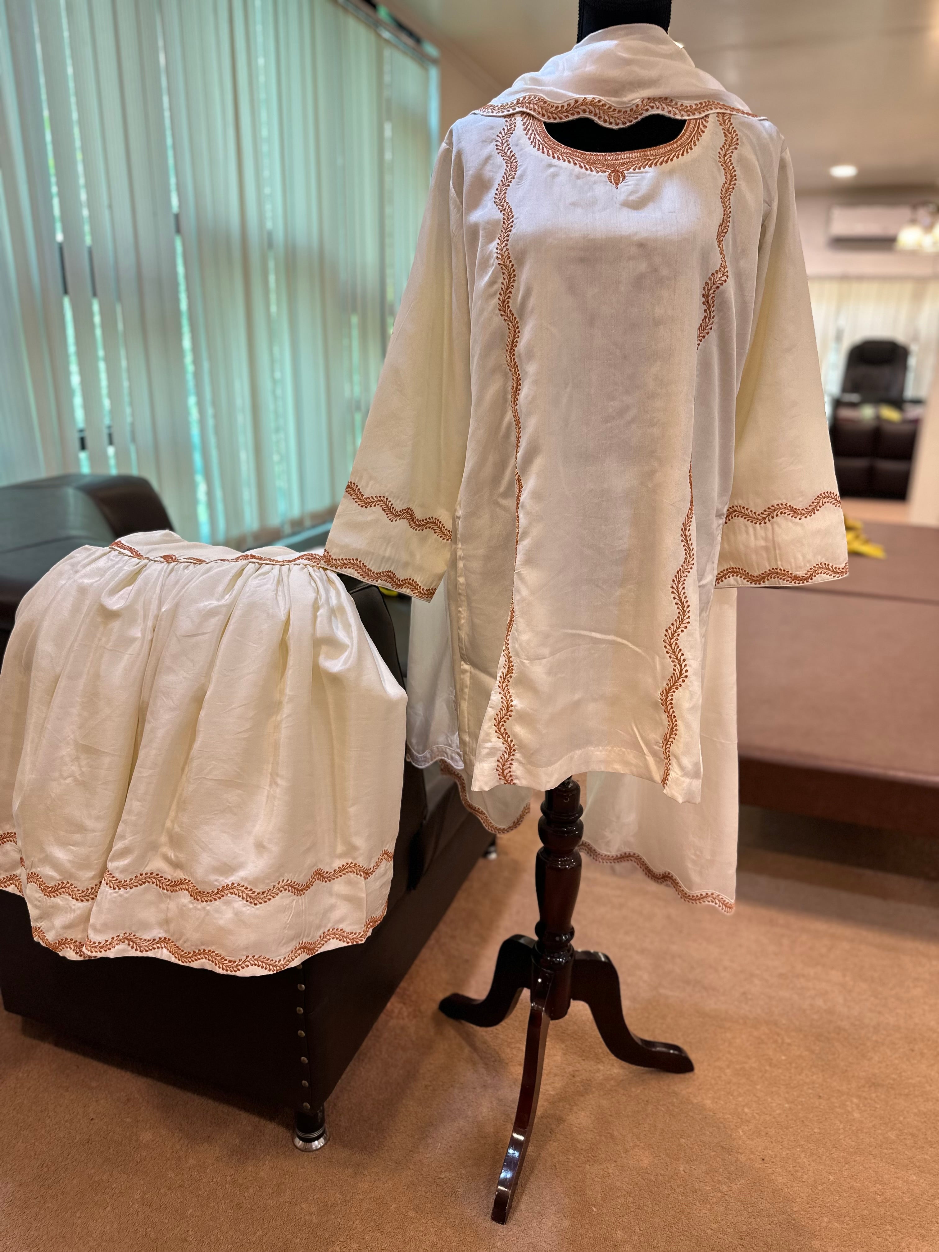 Puresilk Tilla gharara set mtks748