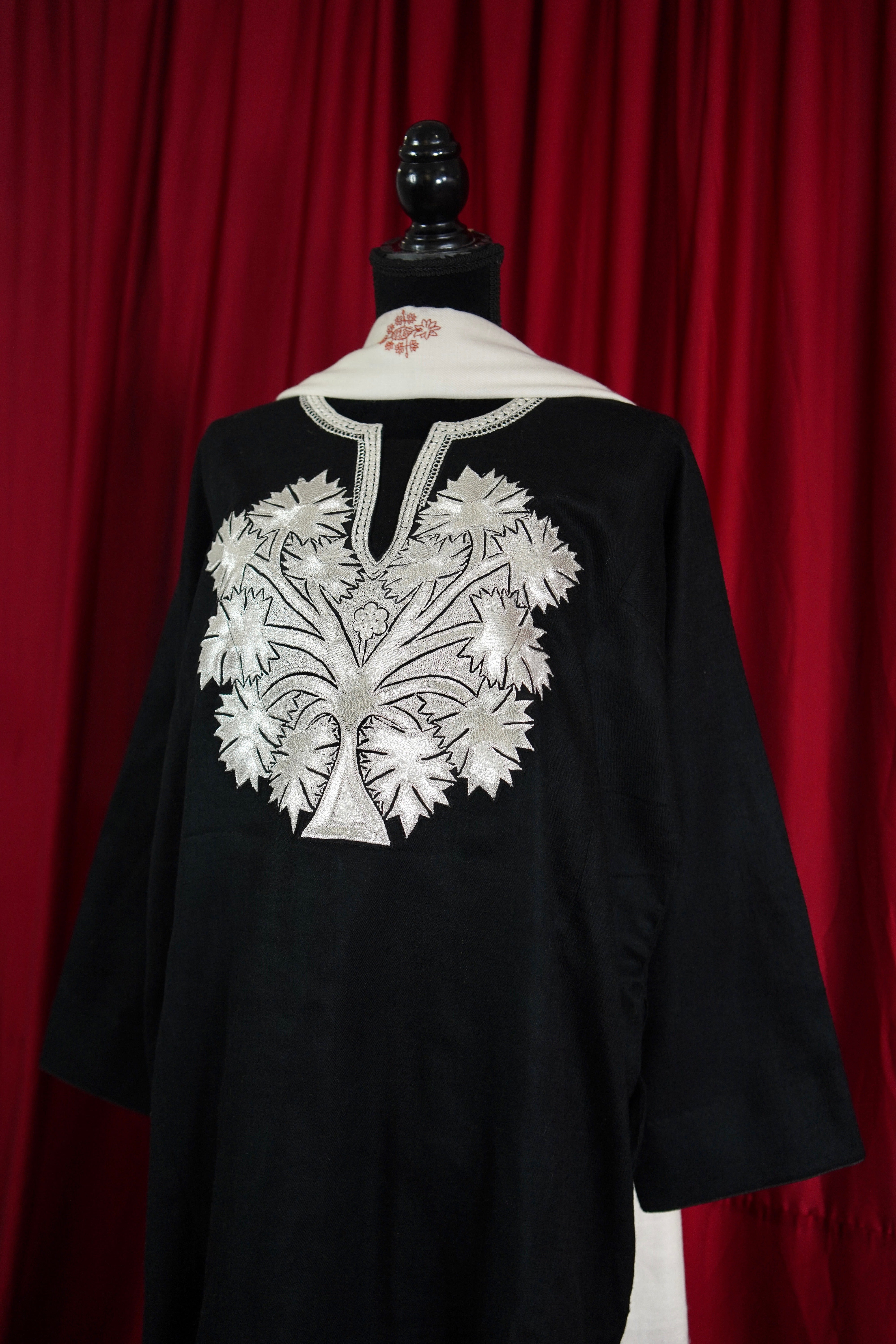 Handtilla purepashmina blend pheran set pwb480