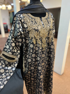 Kashmiri tilla qorab pheran set