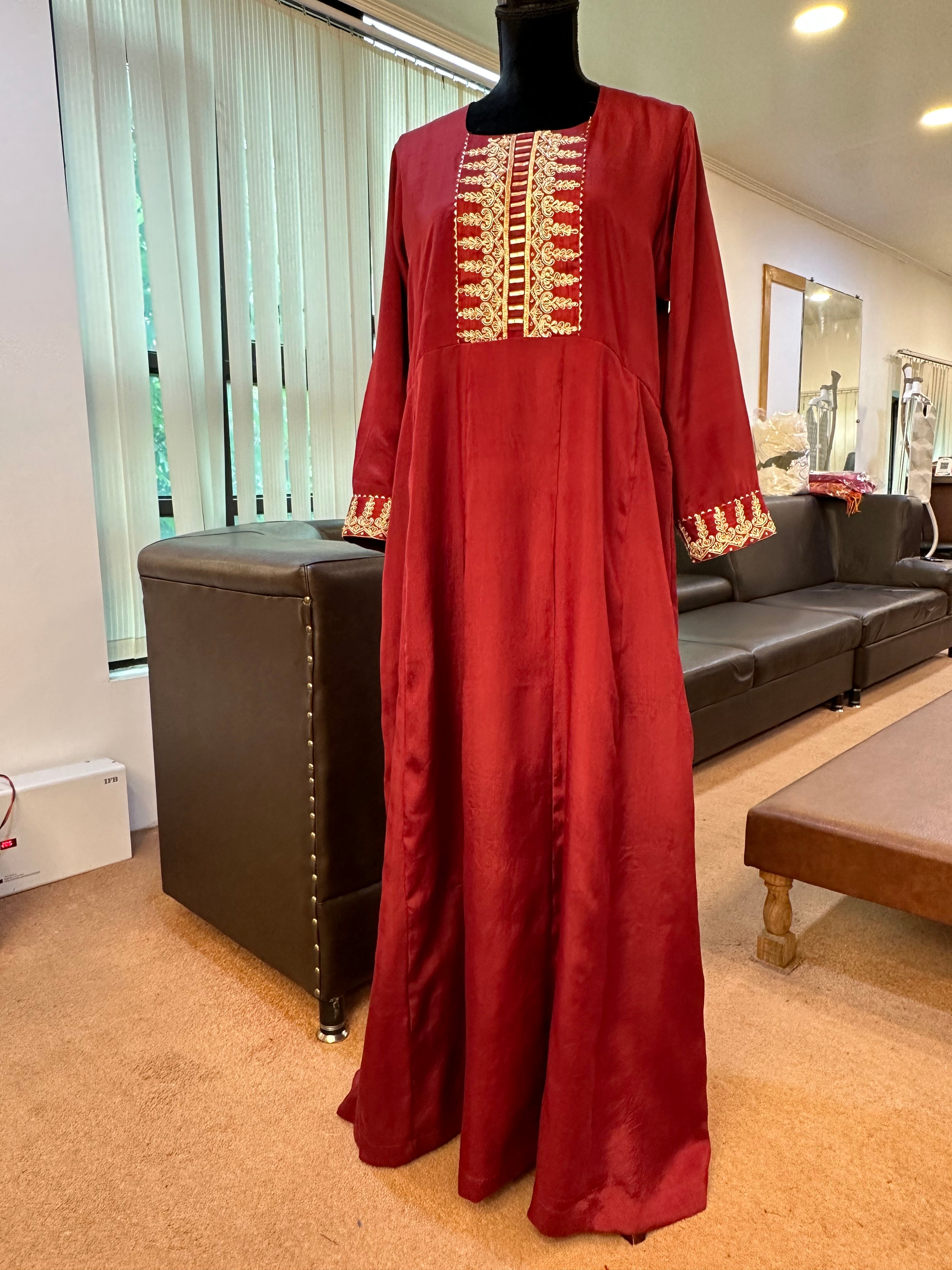 Puresilk gown Pbks619