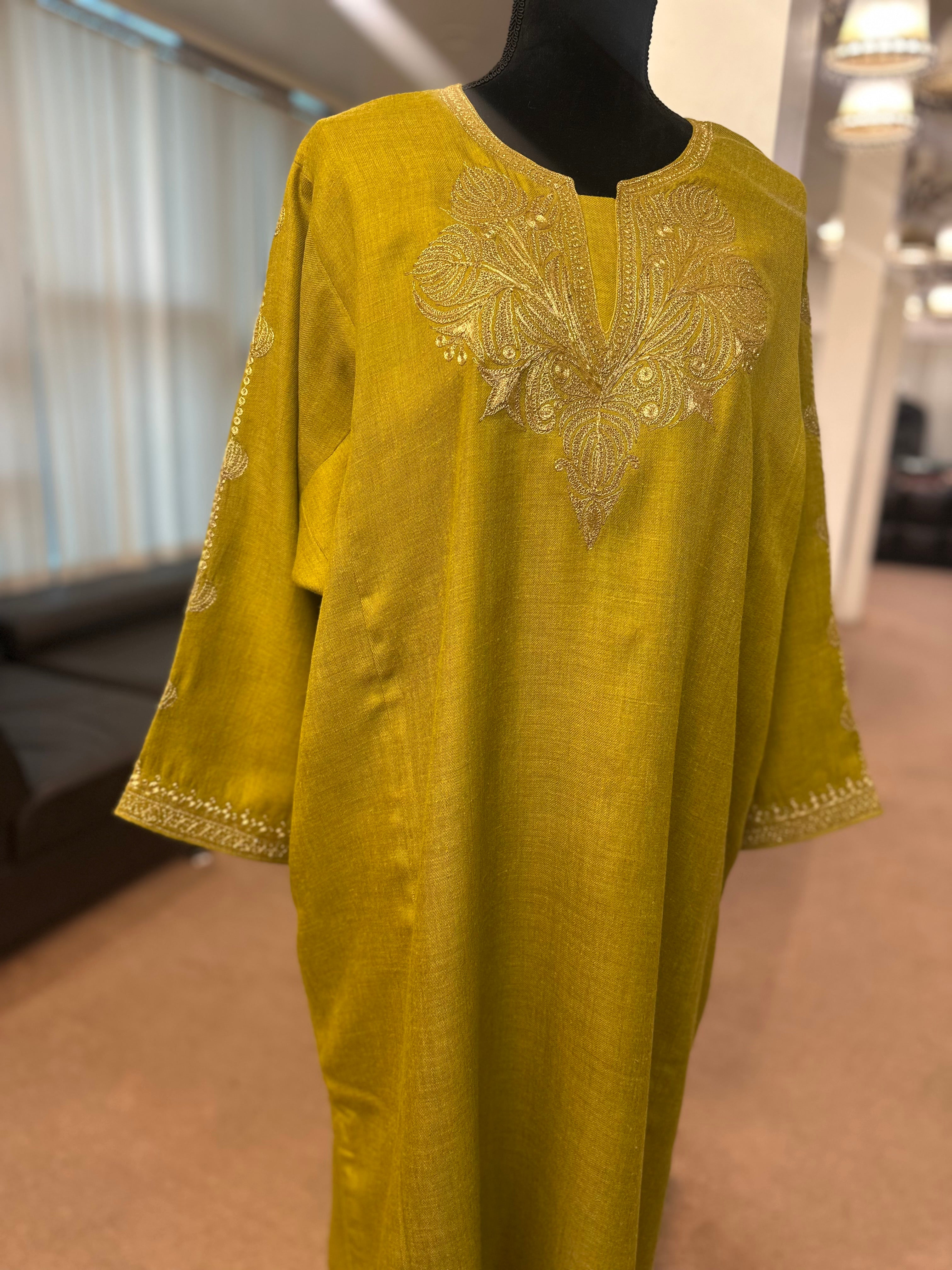 Purepashmina blend pheran pwb385