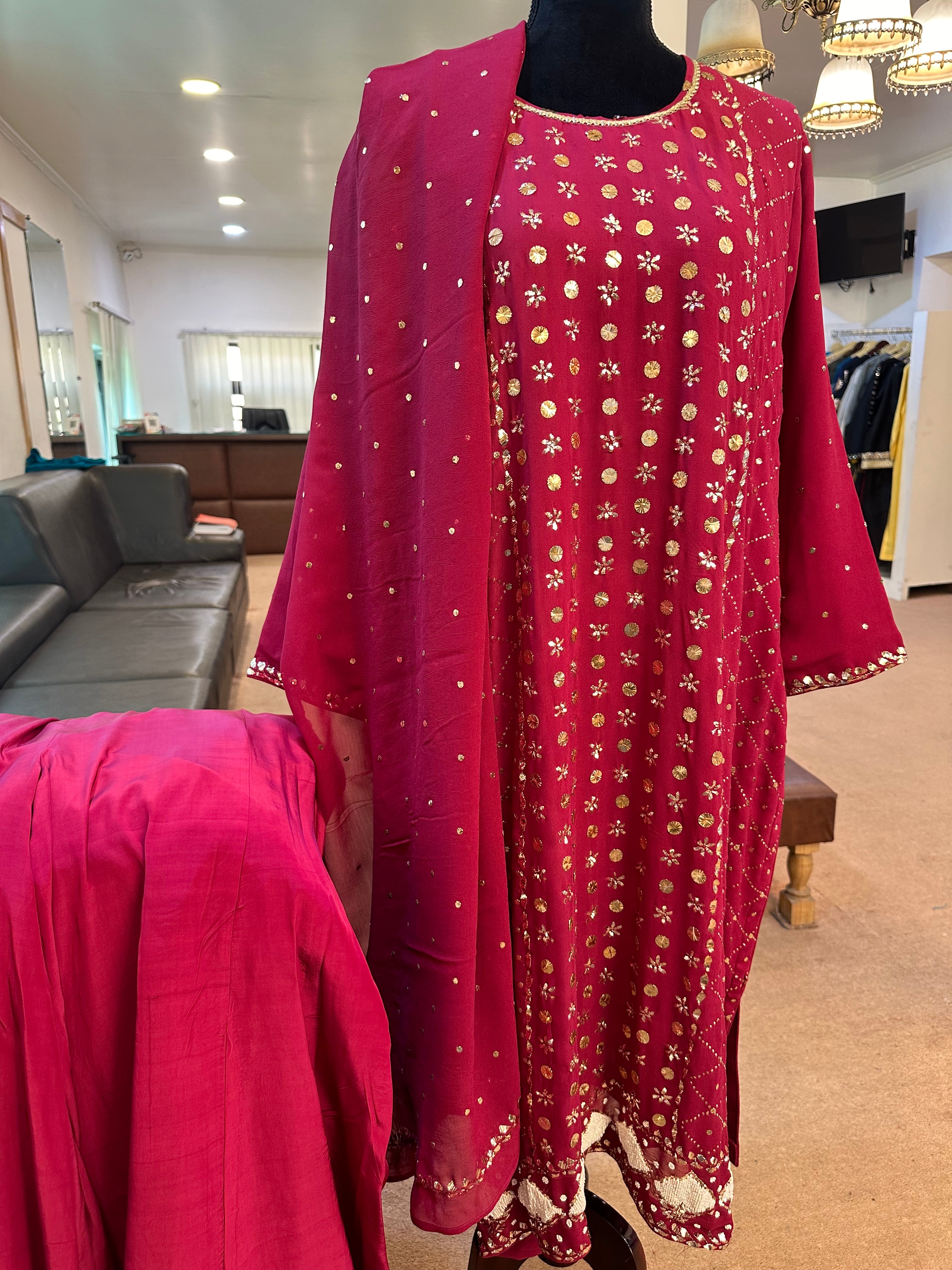 Handwork sharara set pbks841