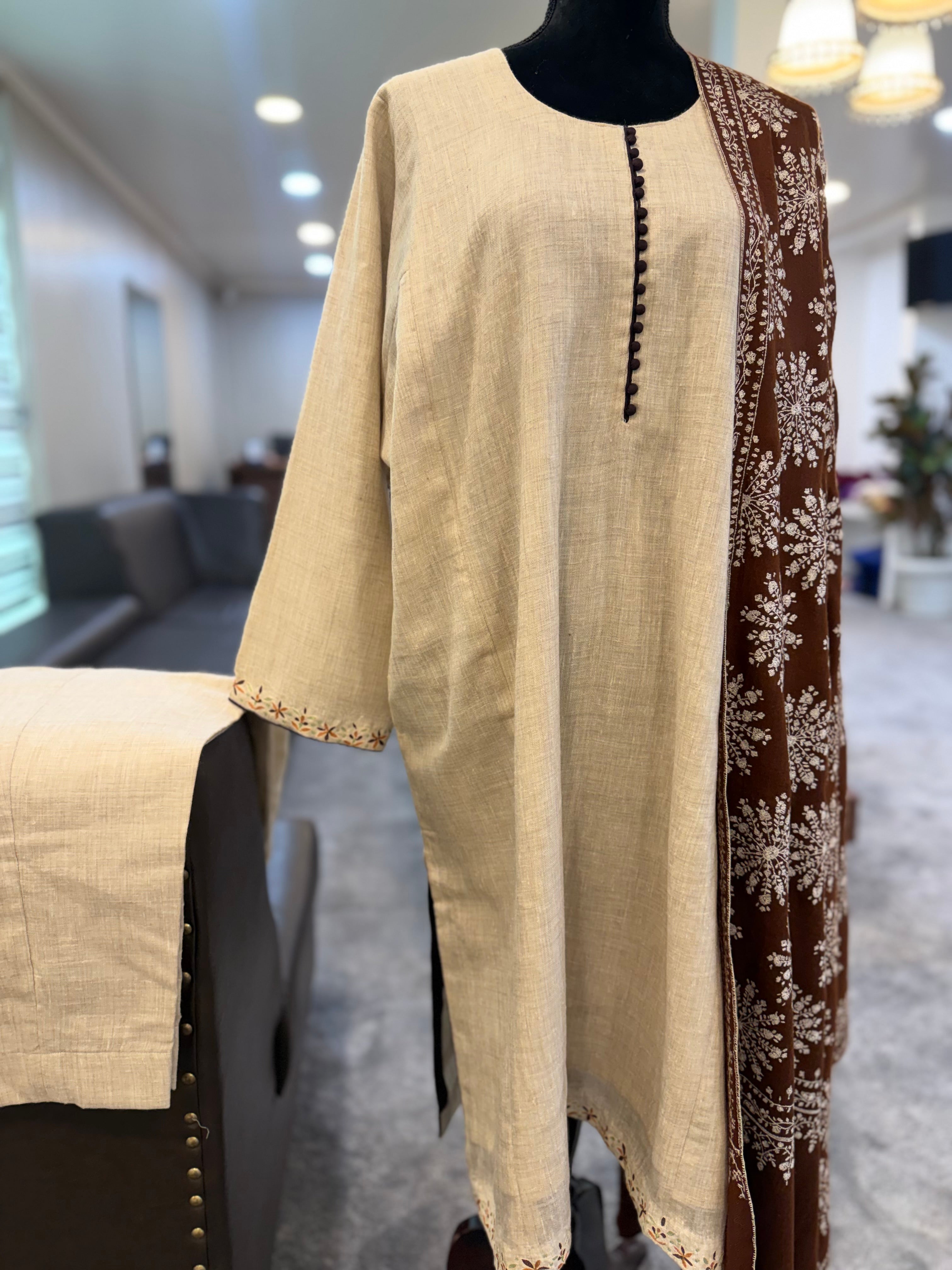 Purepashmina blend 2 piece pwb551