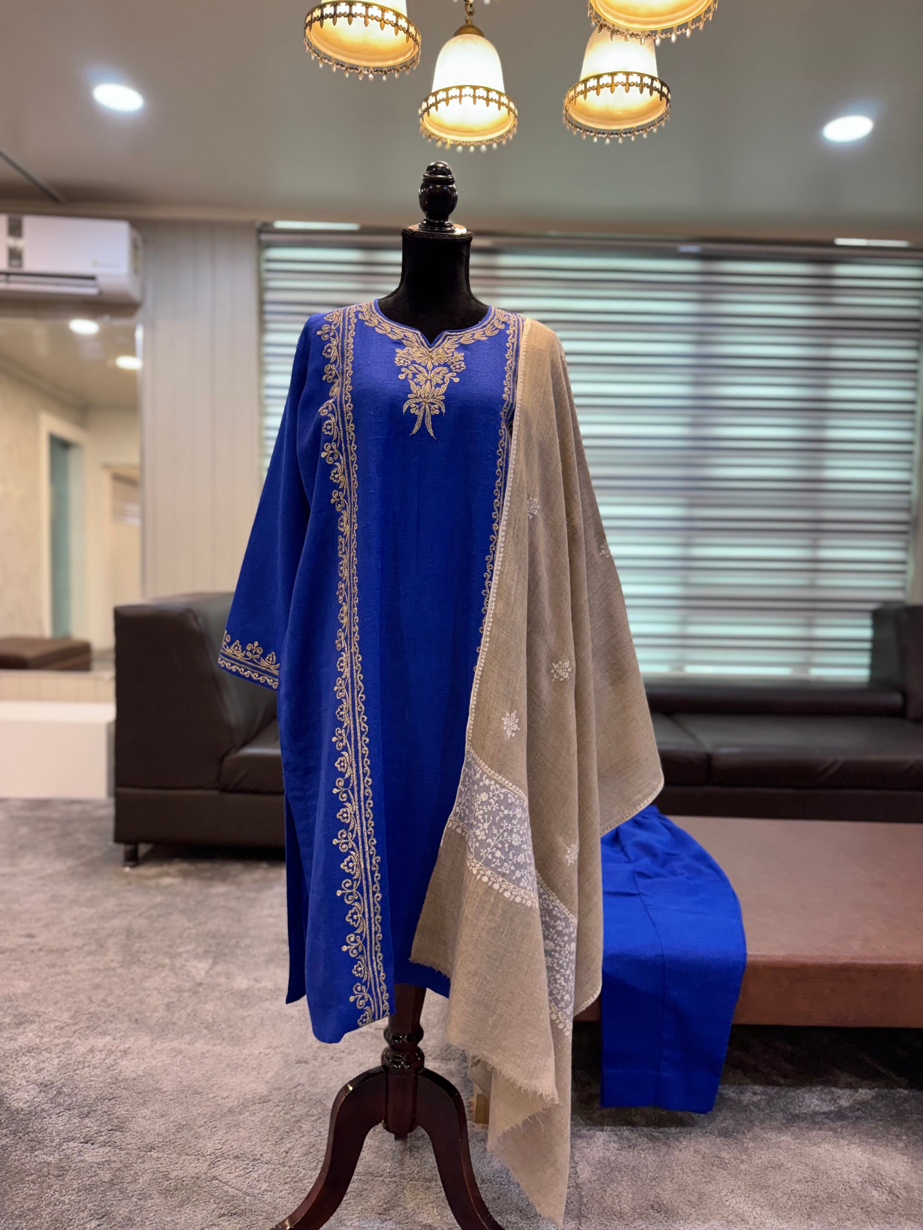 Purepashmina blend kurta set pwb577