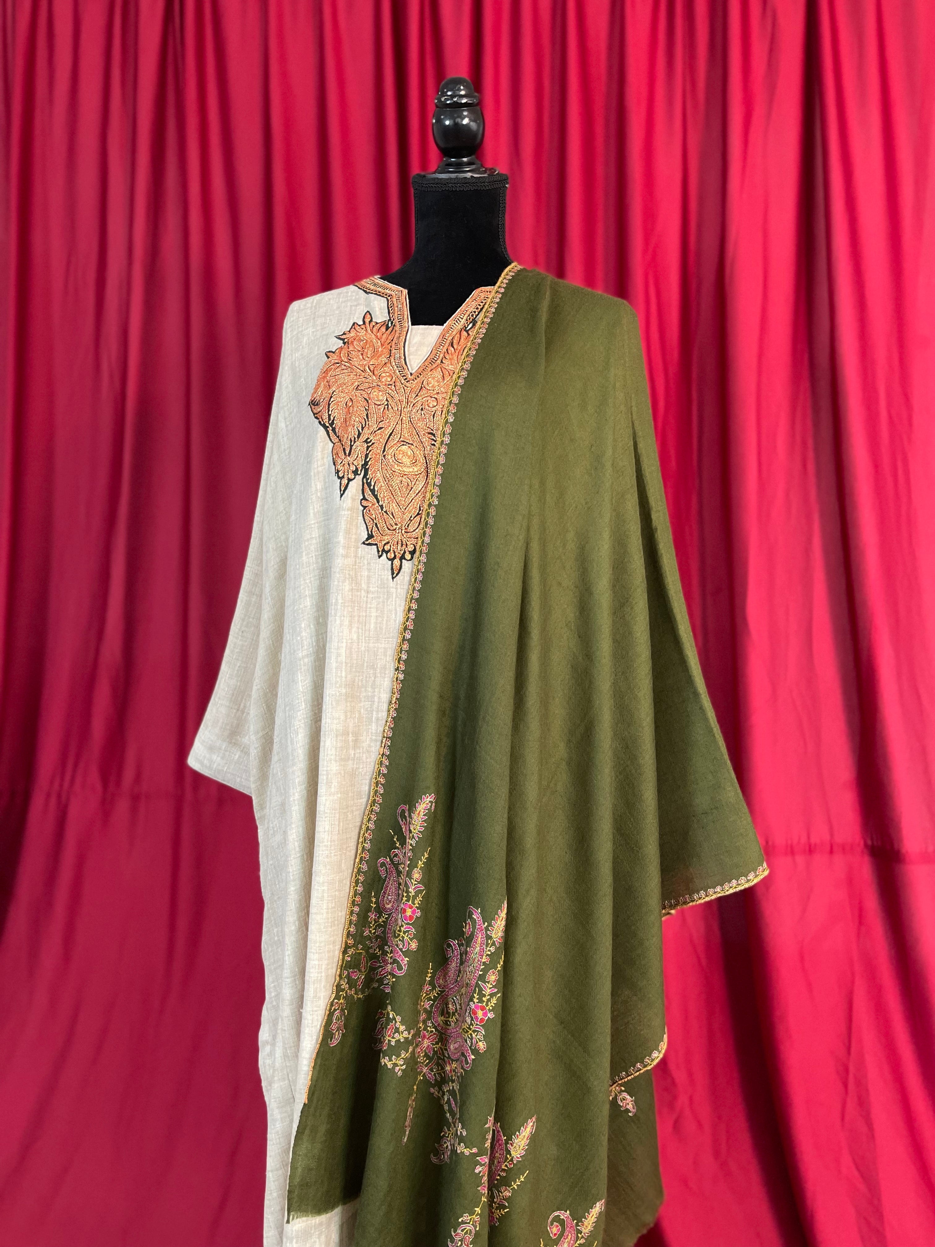 Purepashmina blend pheran pwb503